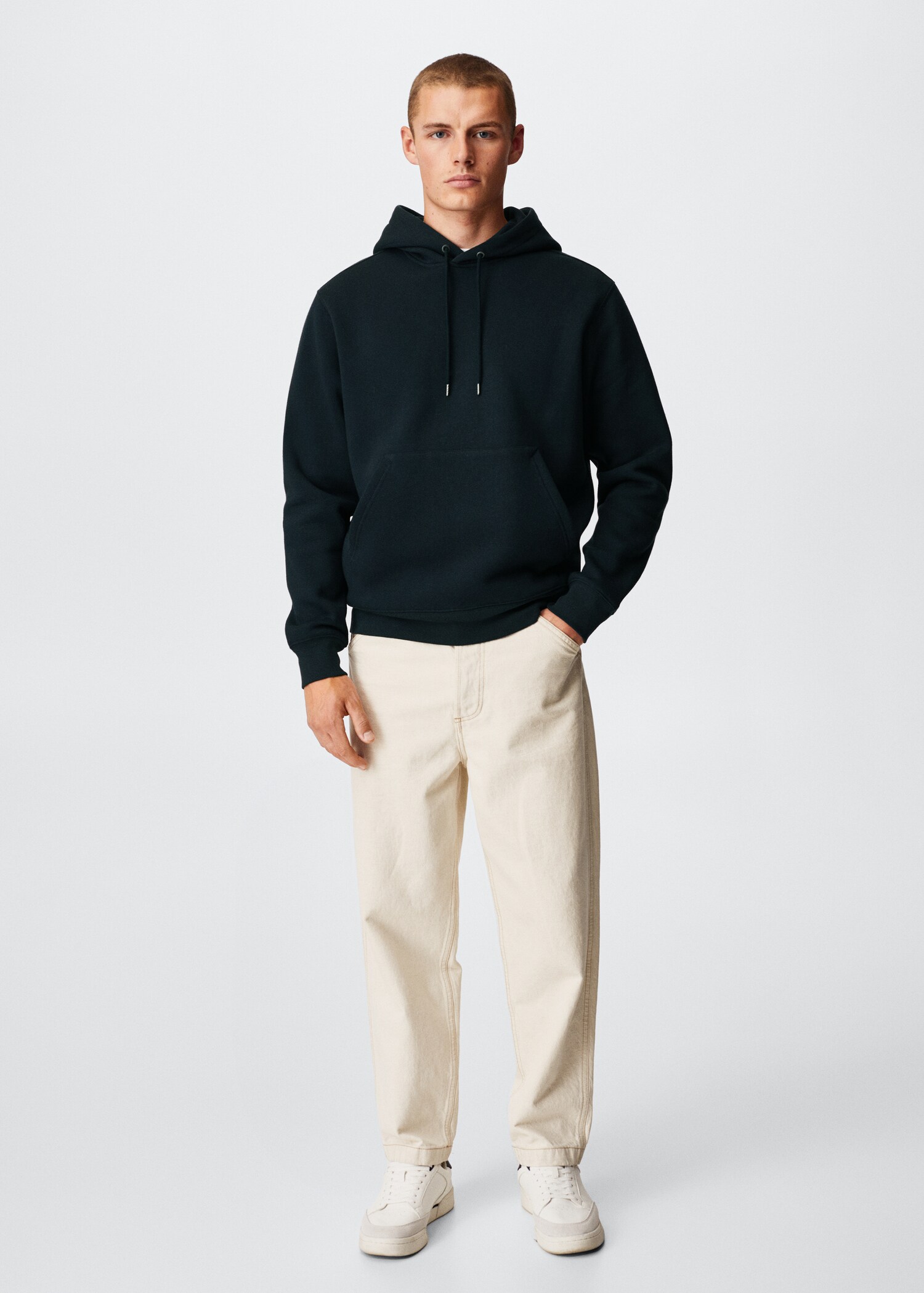 Sweater à capuche coton - Plan général