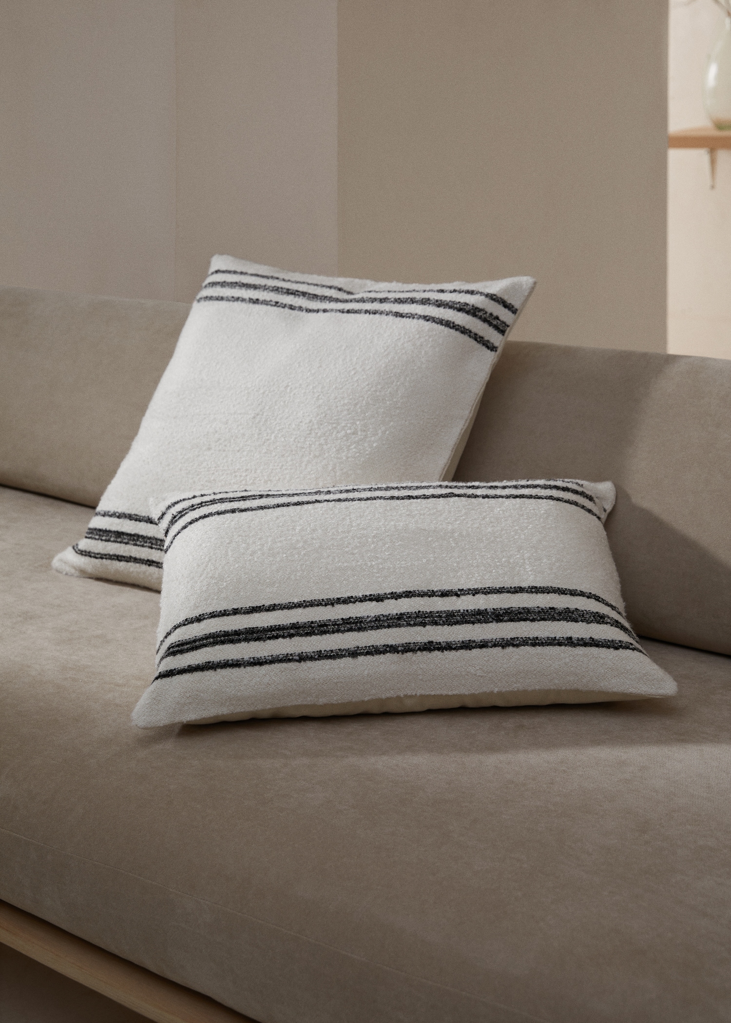 Striped cushion case 40x60cm - General plane