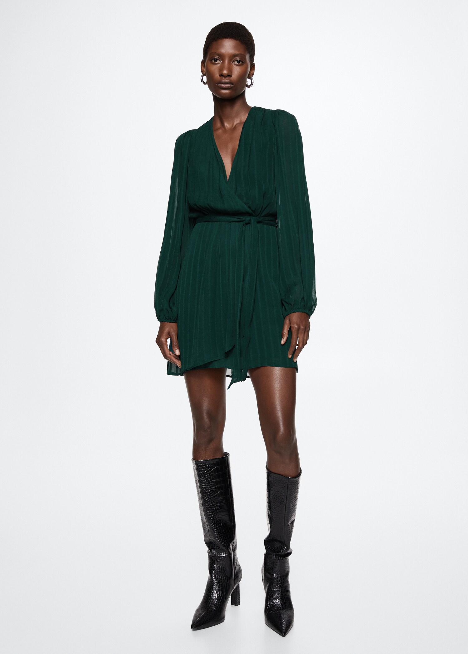 Flowy chiffon dress - General plane