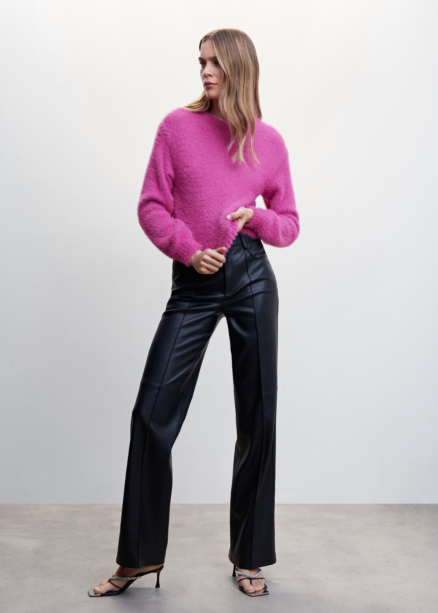 Maglione effetto pelliccia - Piano generale