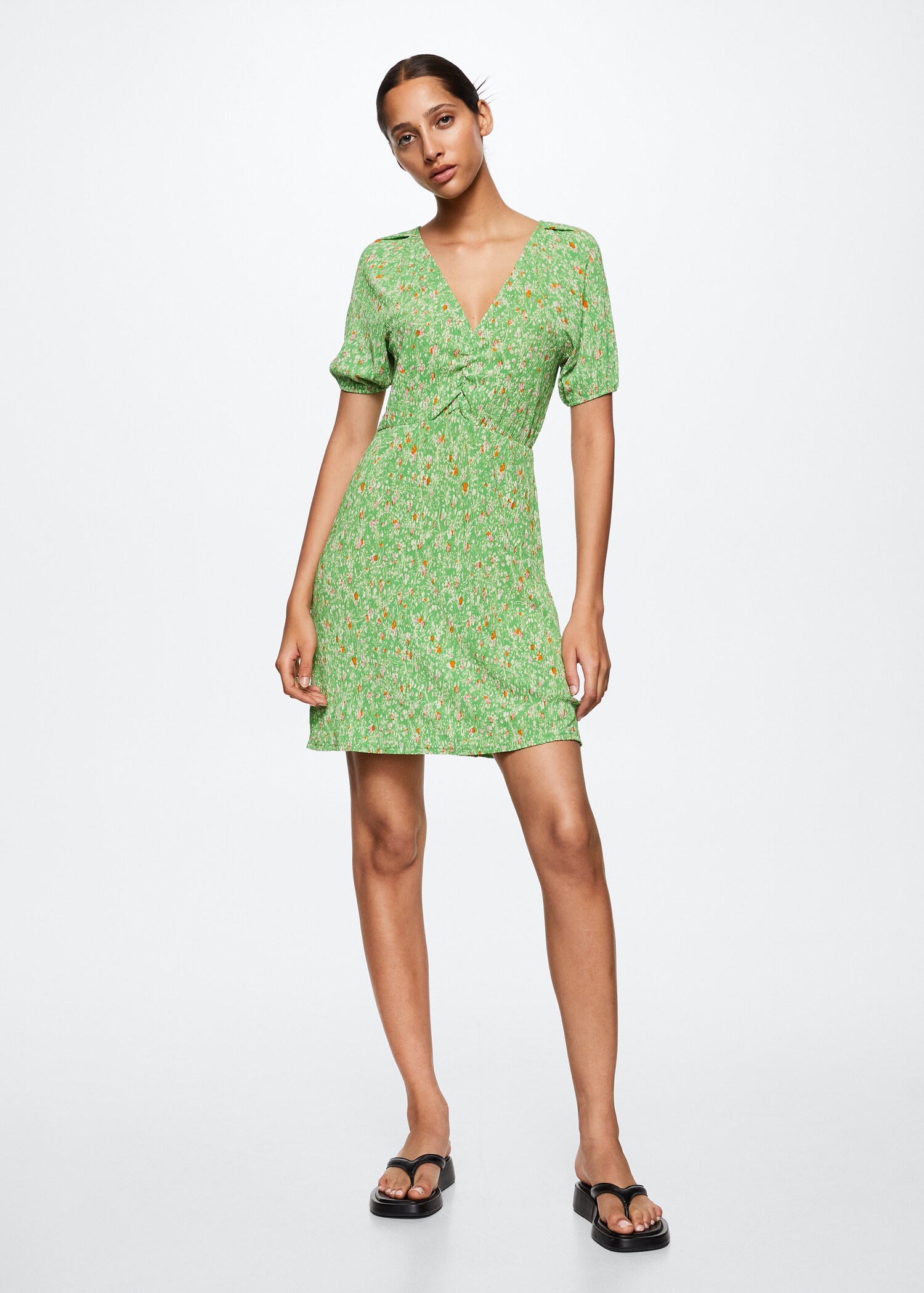 Floral print dress - General plane