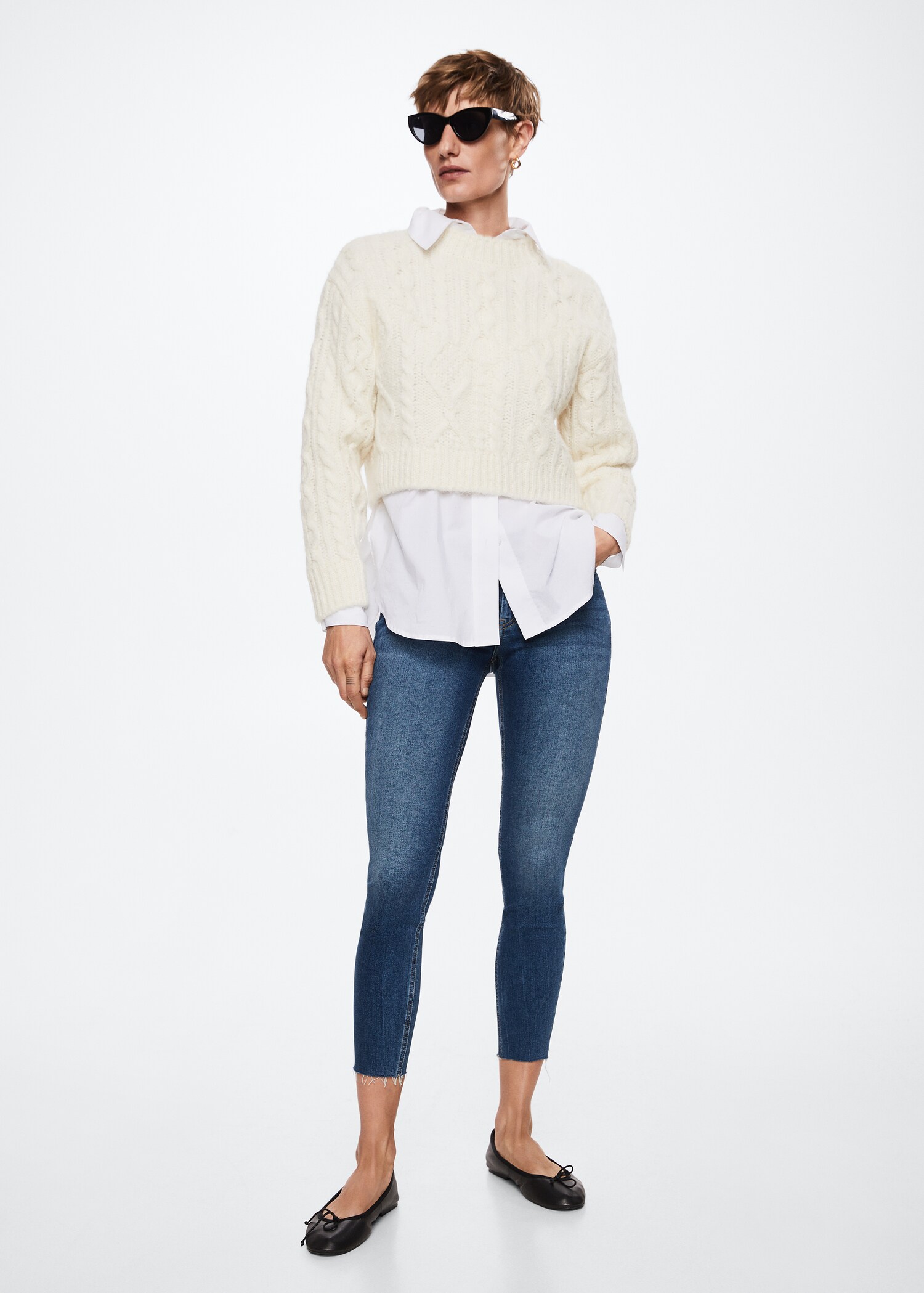 Skinny cropped jeans - General plane