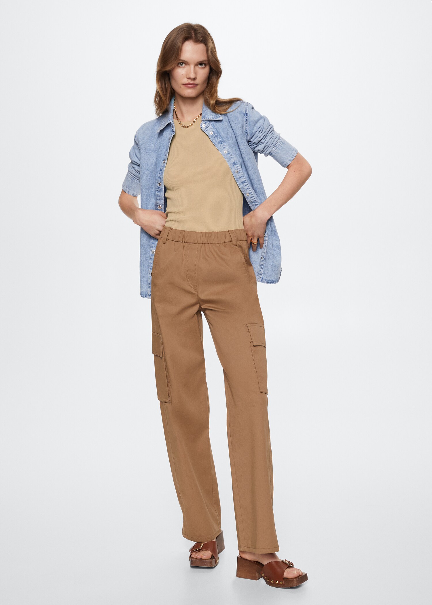 Ribbed knit top - General plane