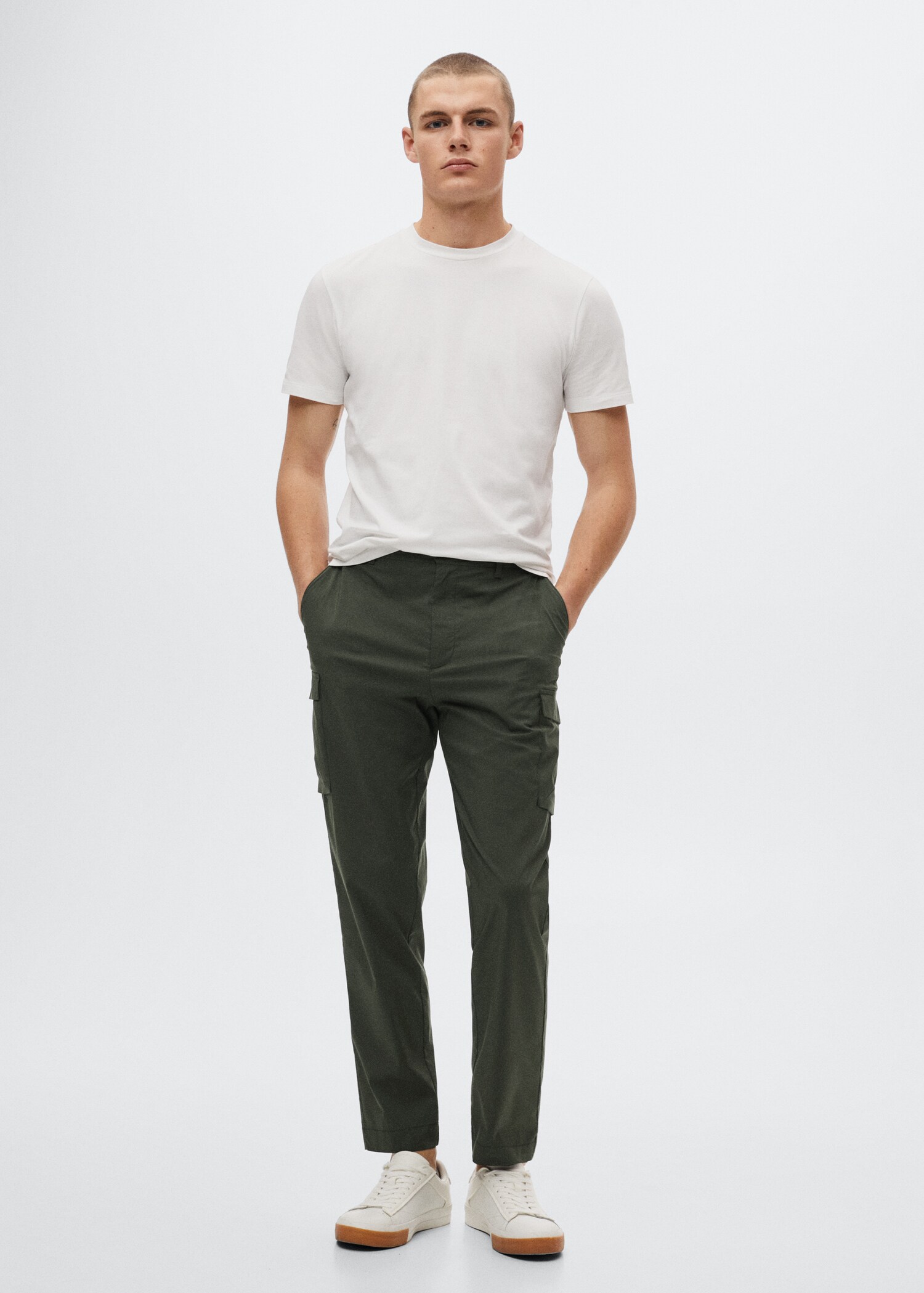 Pantalons cargo cotó - Pla general