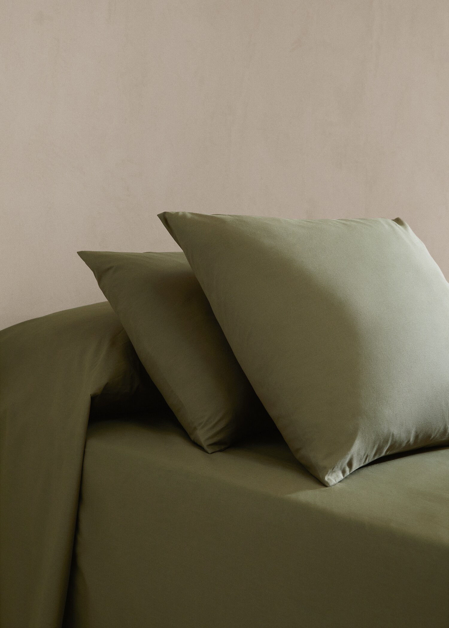 Percale cotton 180 threads cushion case 60X60cm - General plane
