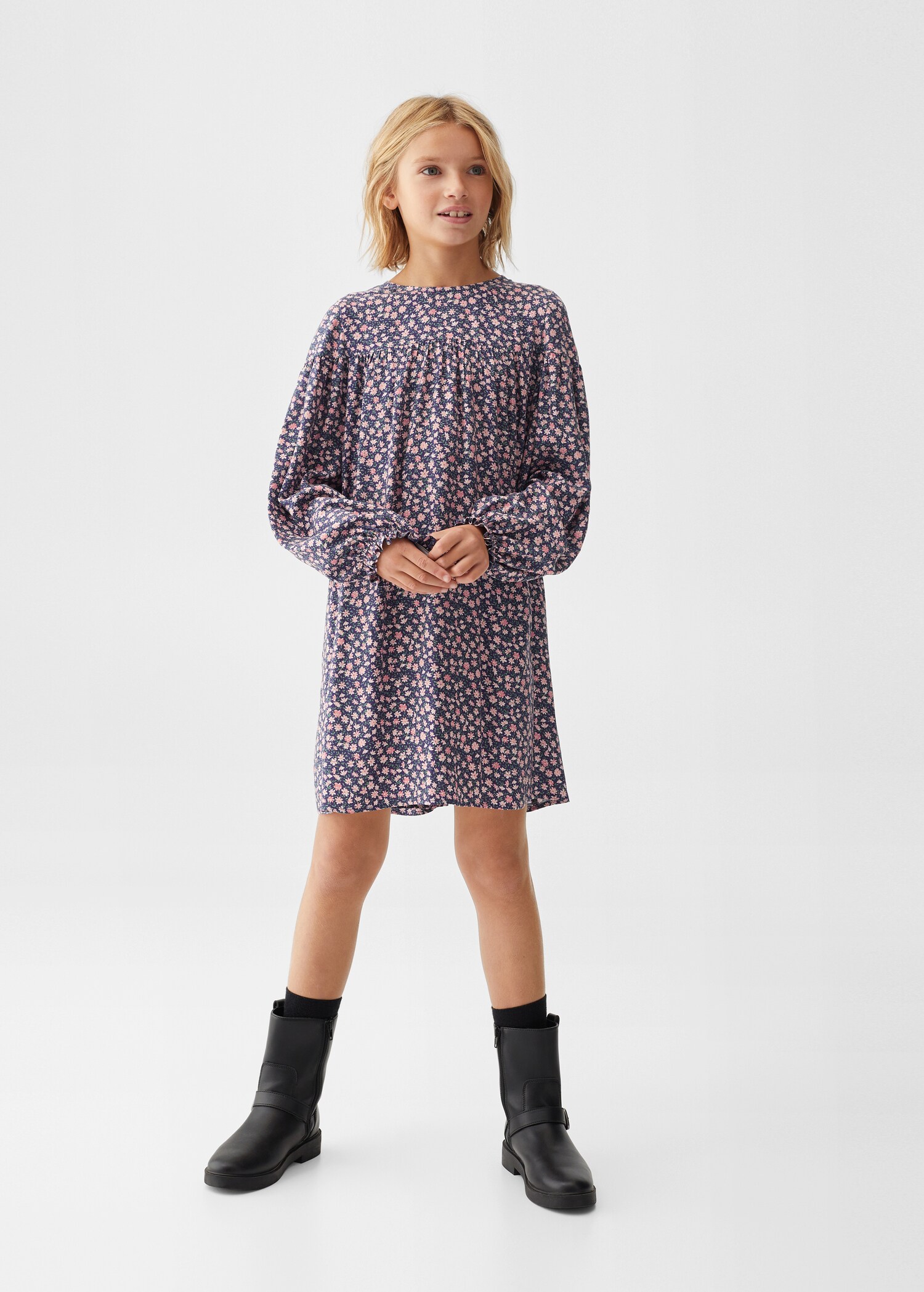 Floral print dress - General plane