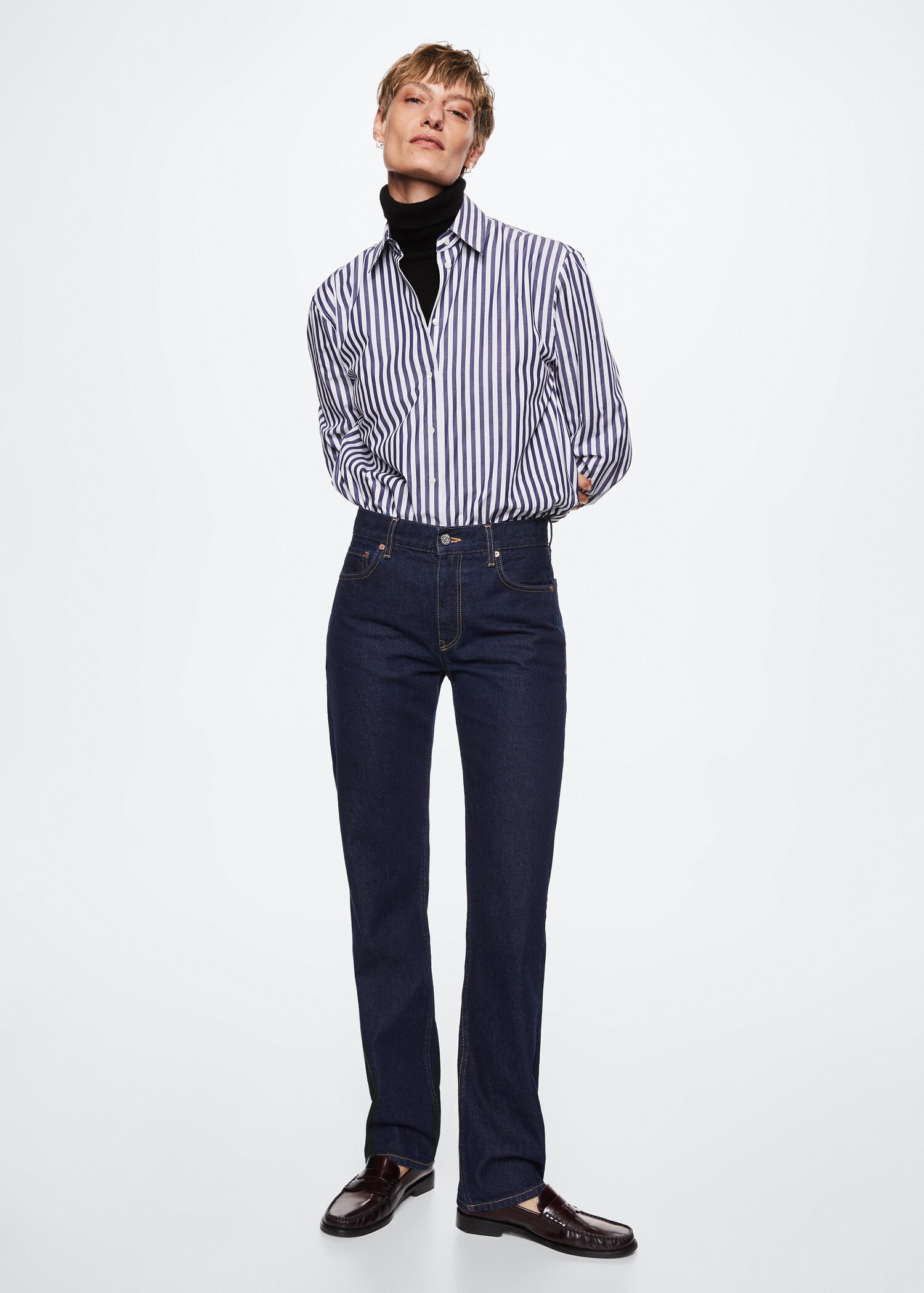 Camicia popeline regular righe - Piano generale