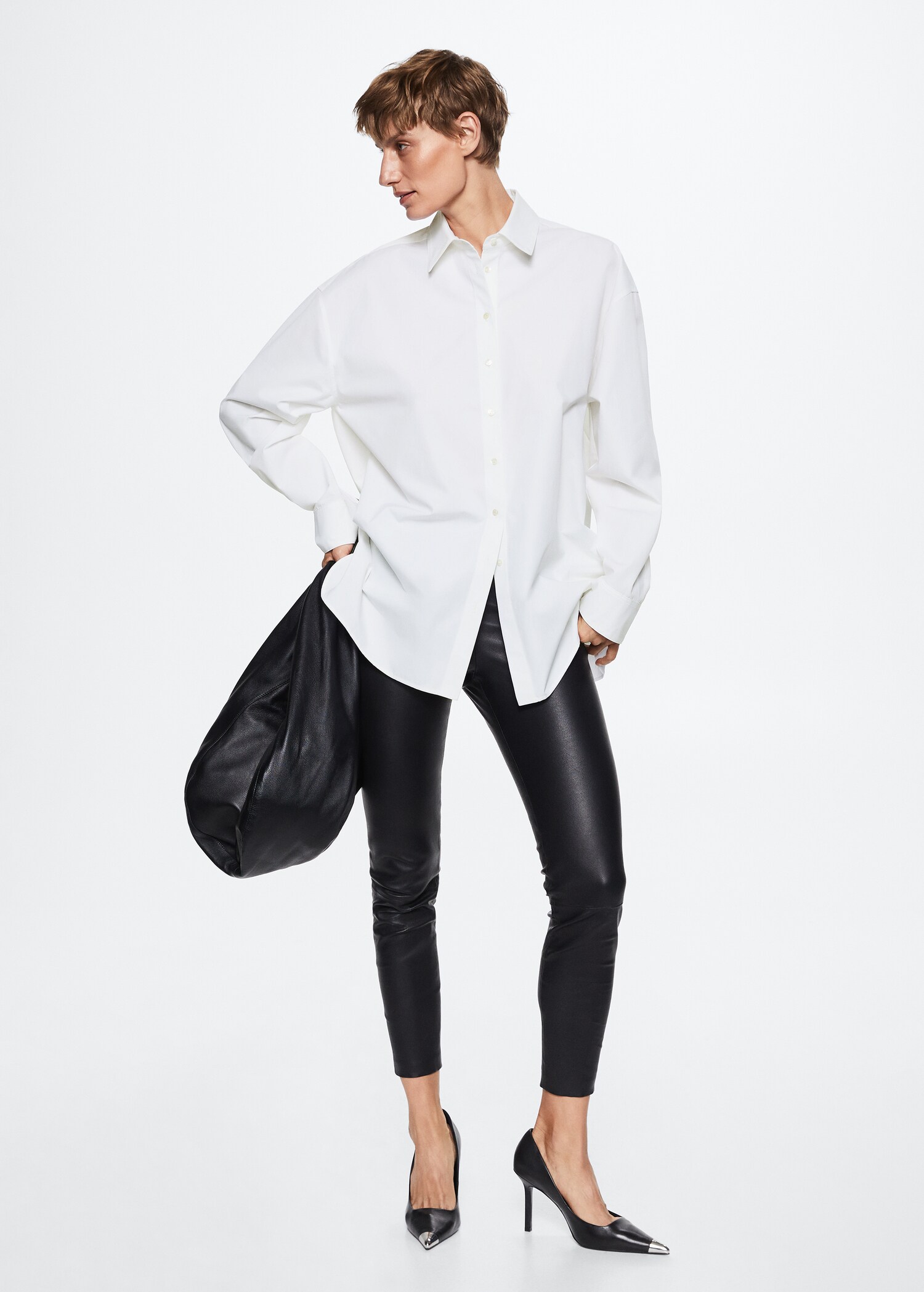 Chemise coton oversize - Plan général