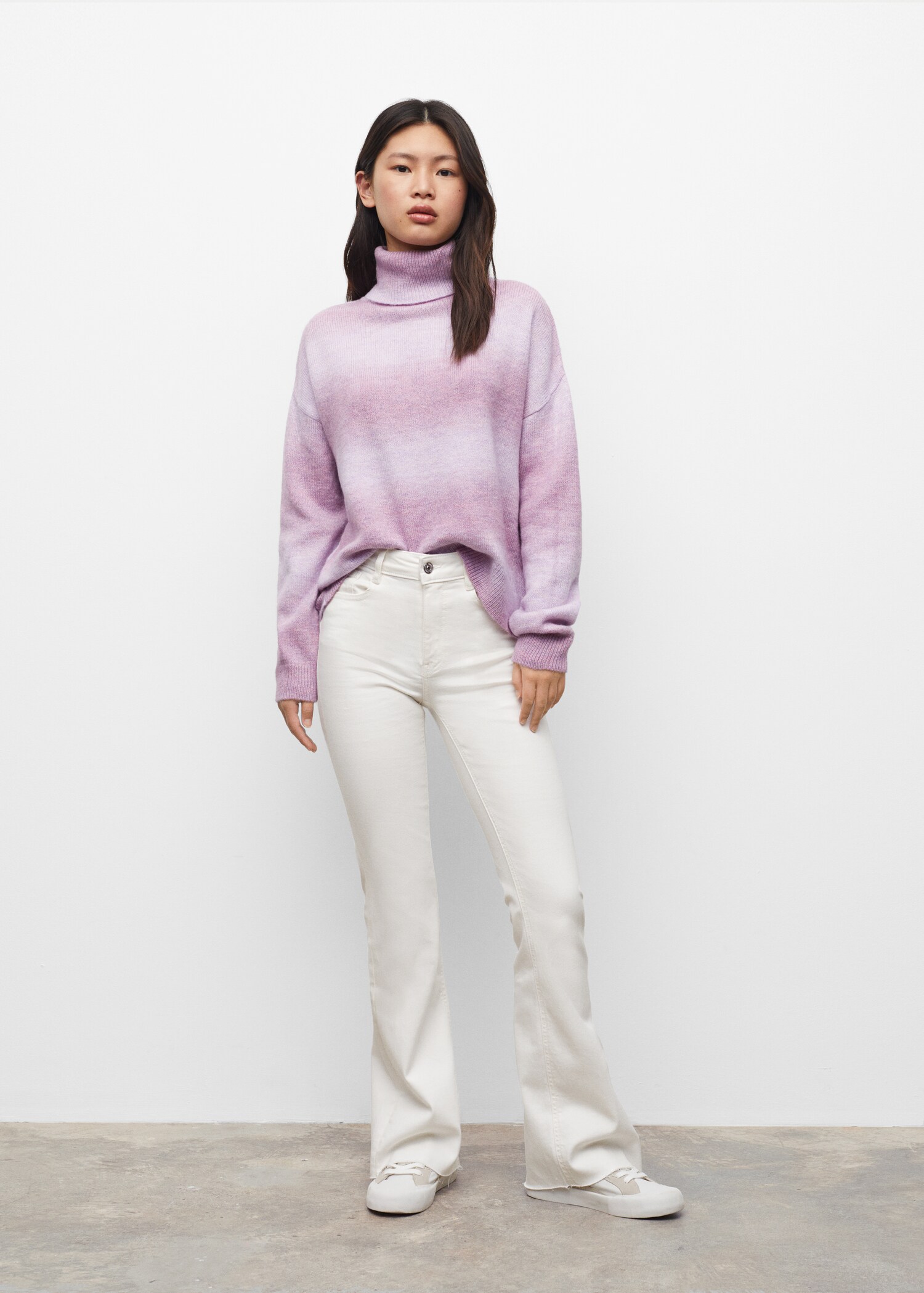 Degraded knitted sweater - General plane