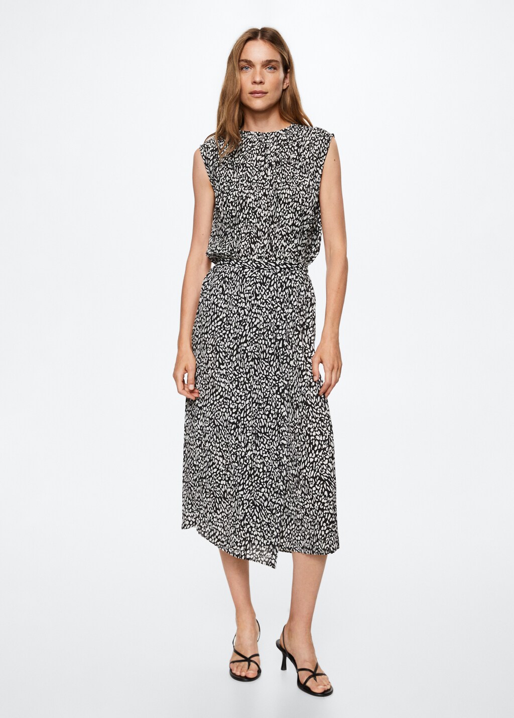 Jupe portefeuille plissee Femme MANGO OUTLET Luxembourg