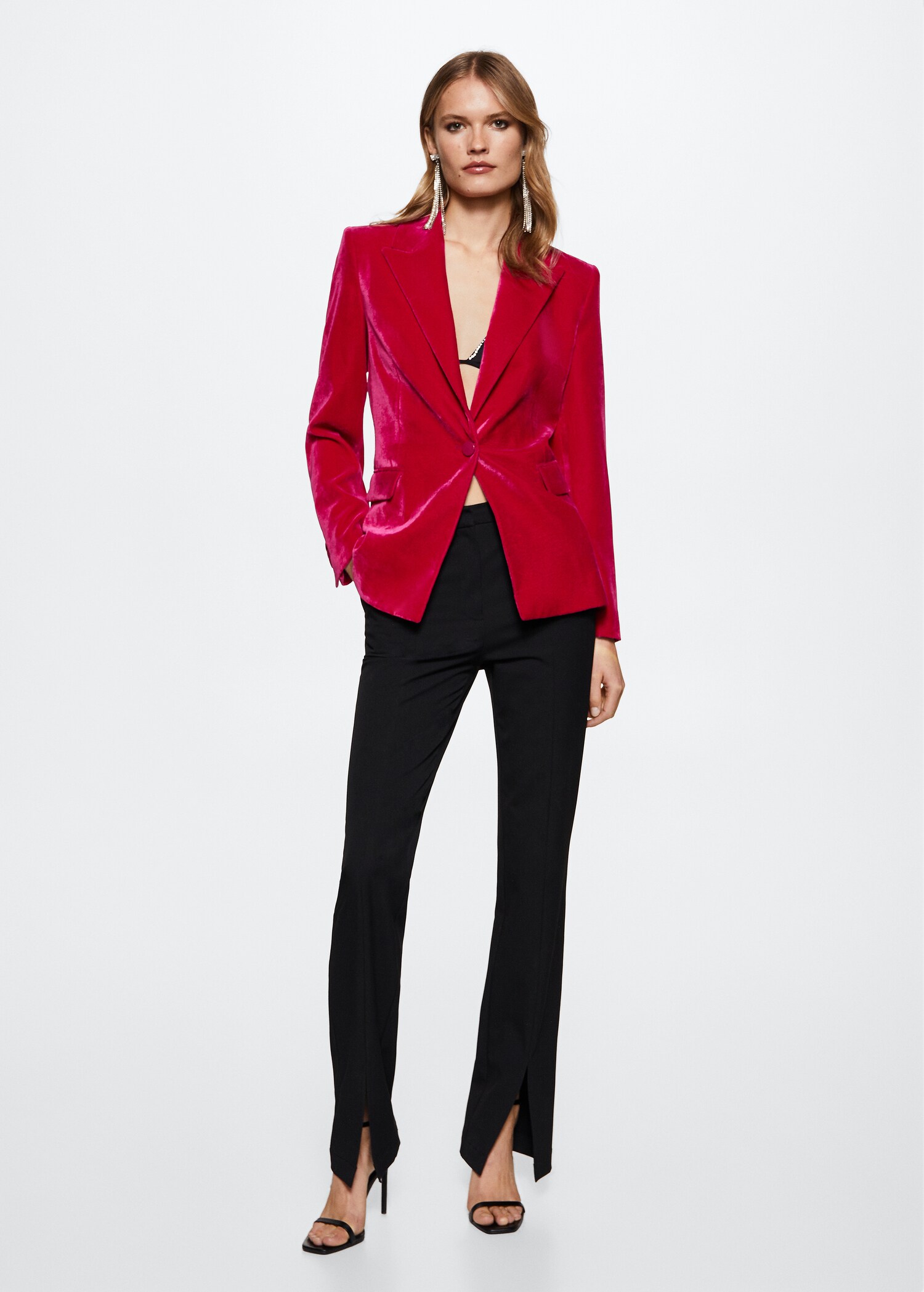 Americana traje terciopelo - Plano general