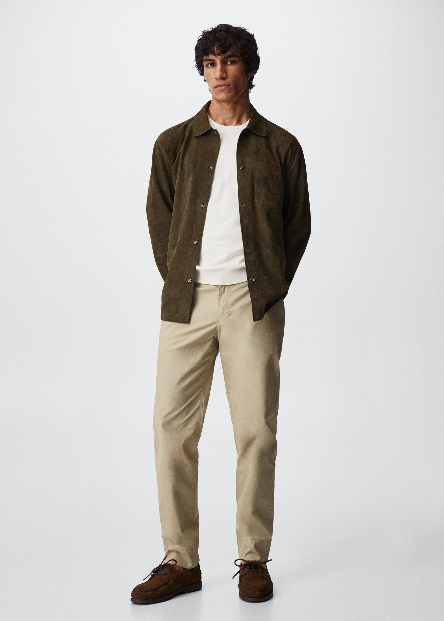 Sobrecamisa pell butxaca - Pla general