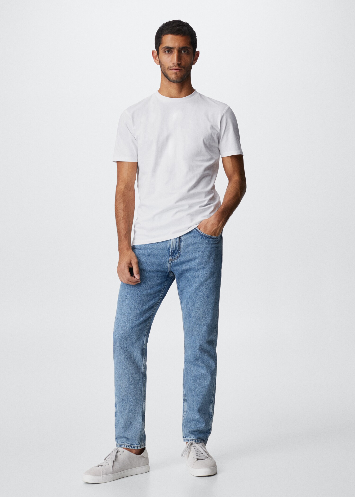 Stretch cotton T-shirt - General plane