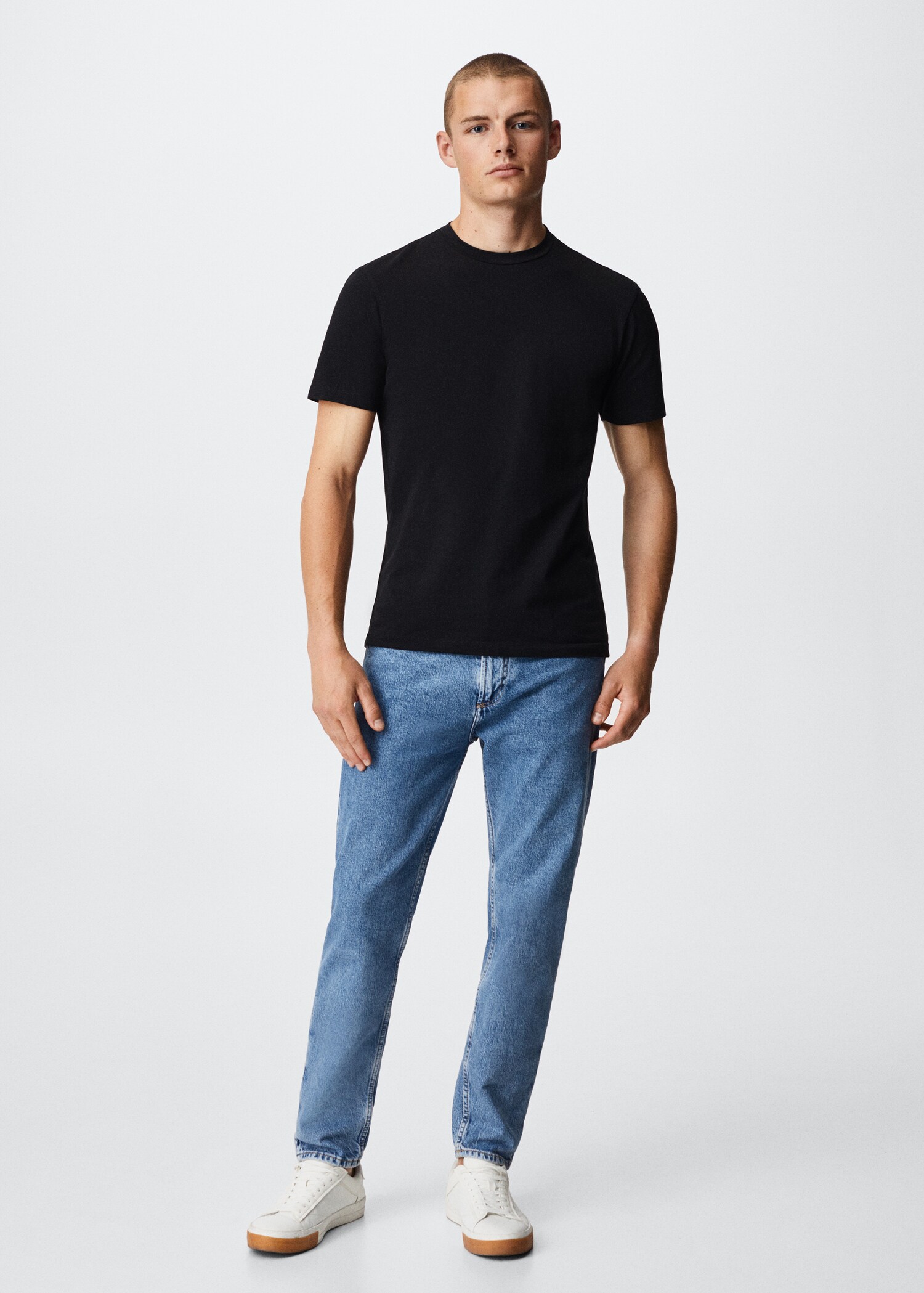 Stretch cotton T-shirt - General plane