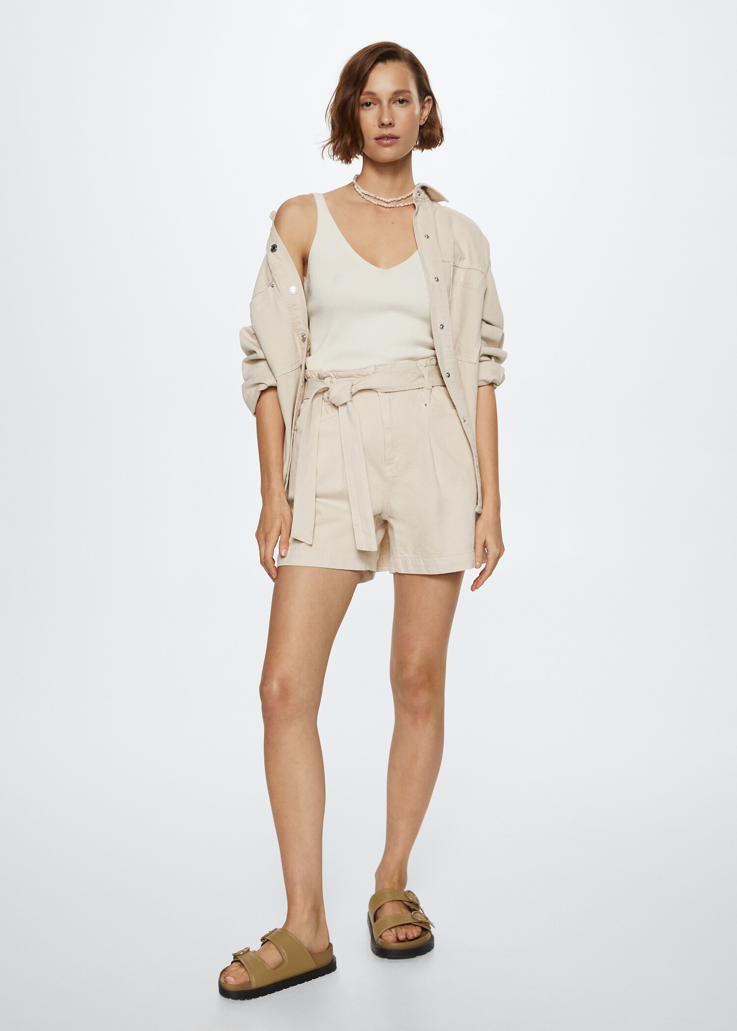 Ribbed knit top - General plane
