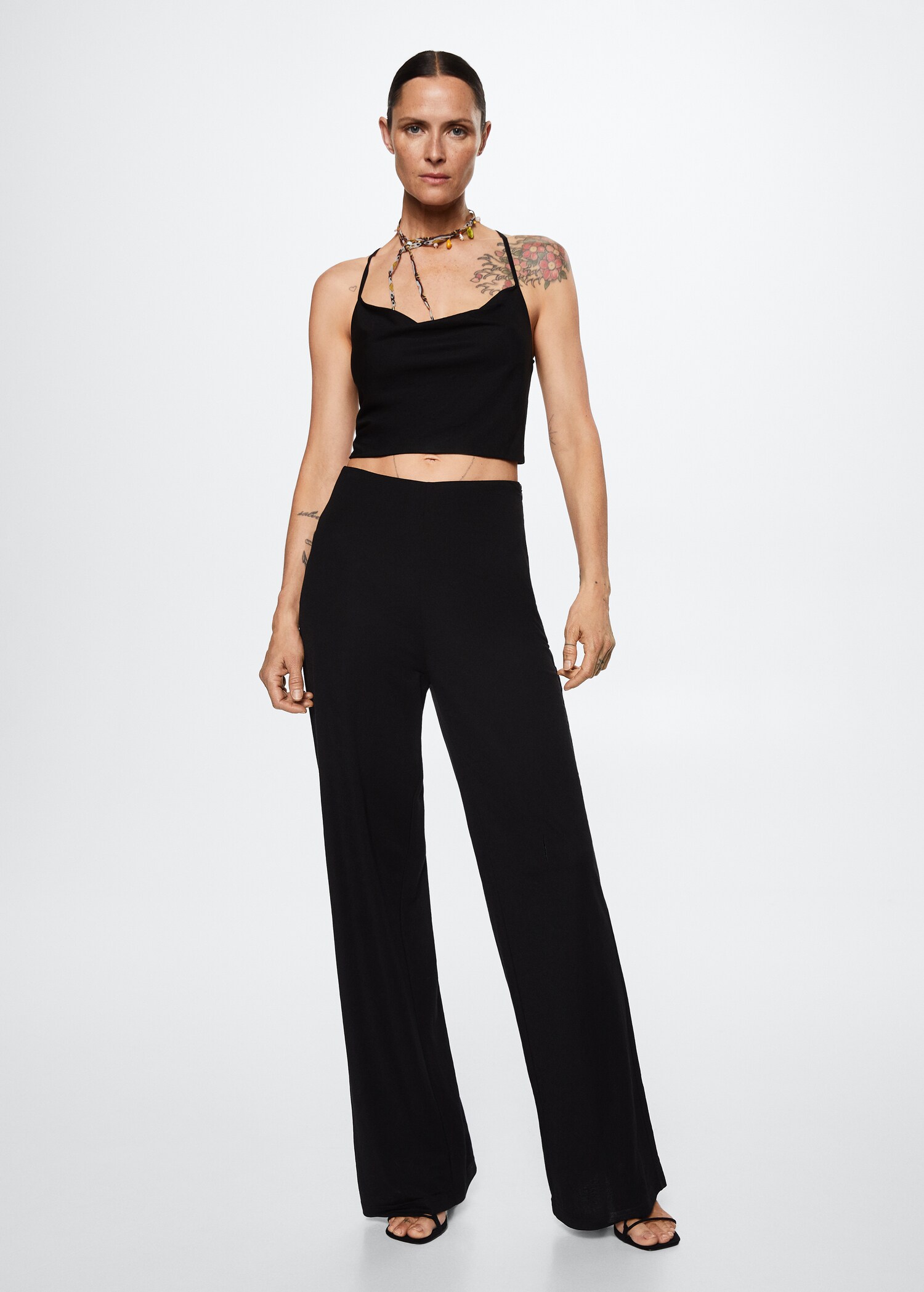 Pantalons palazzo fluids - Pla general