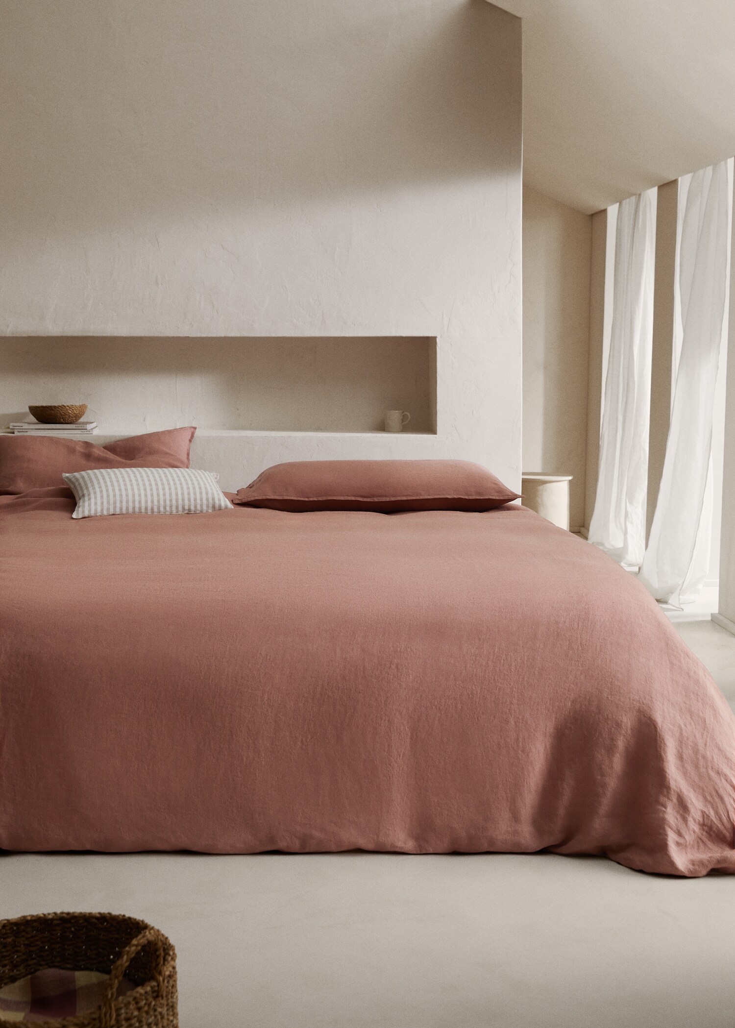 Bettbezug aus 100 % Leinen für 135/140 cm Bett - Allgemeine Ansicht