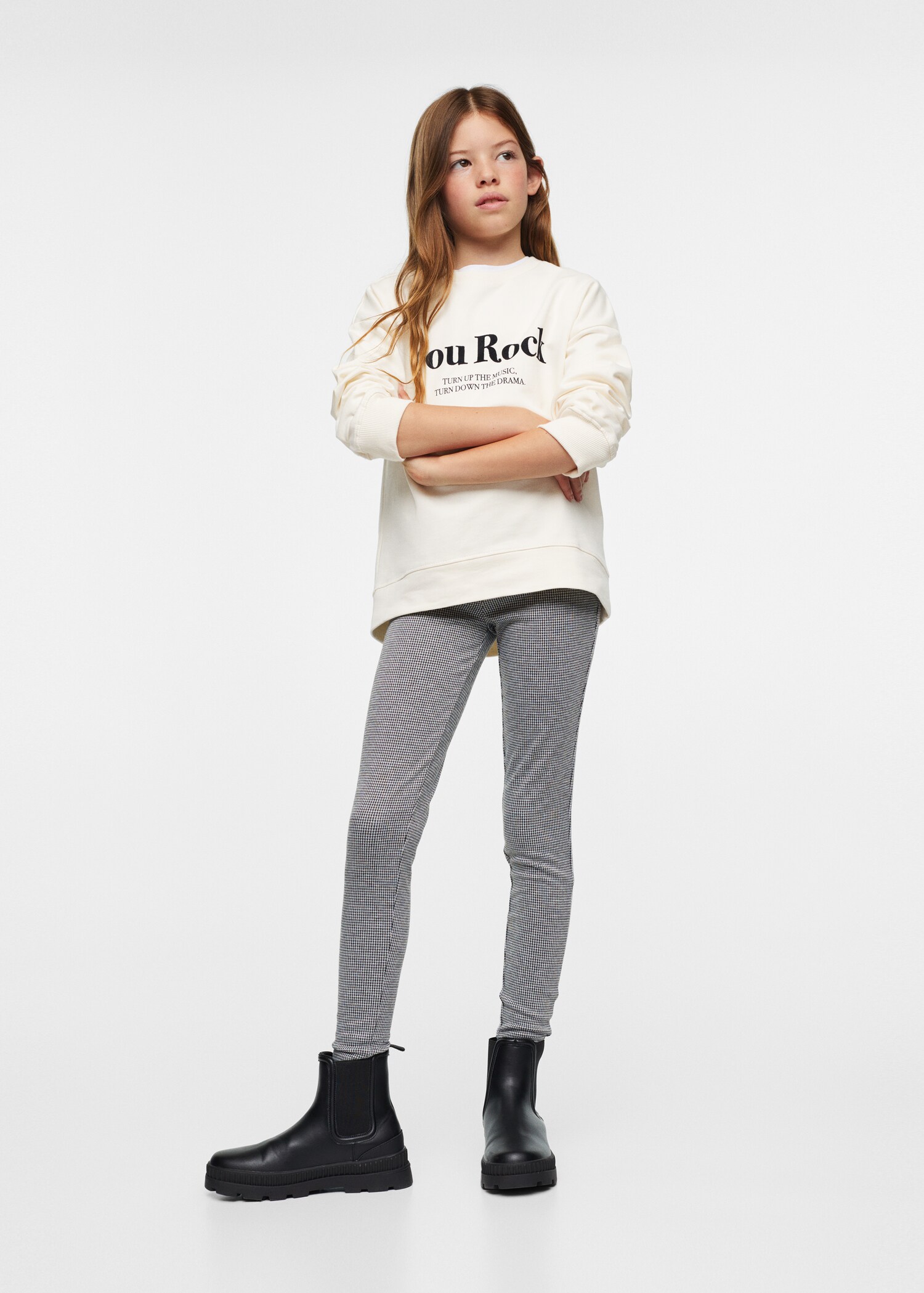 Houndstooth leggings - General plane