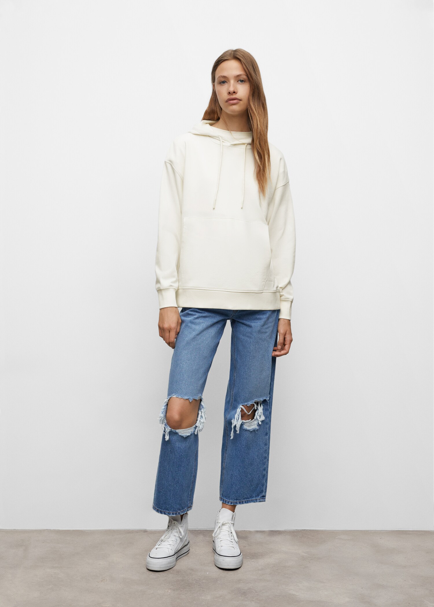 Oversize sweatshirt huva - Allmän bild