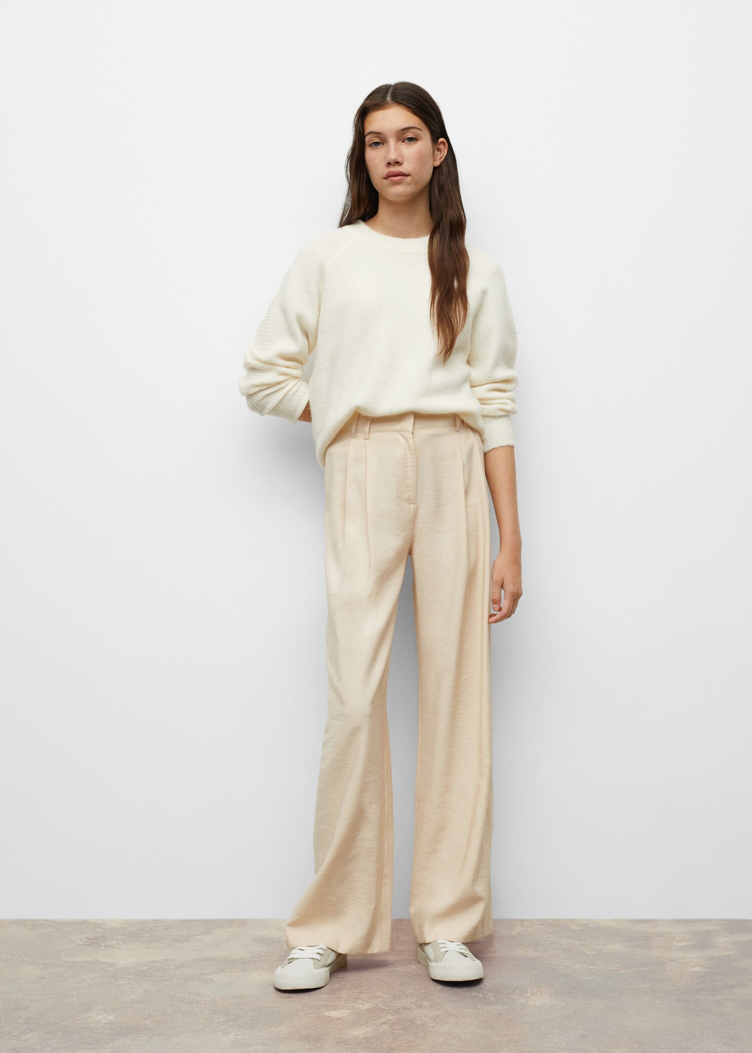 Pantalon palazzo à pinces - Plan général