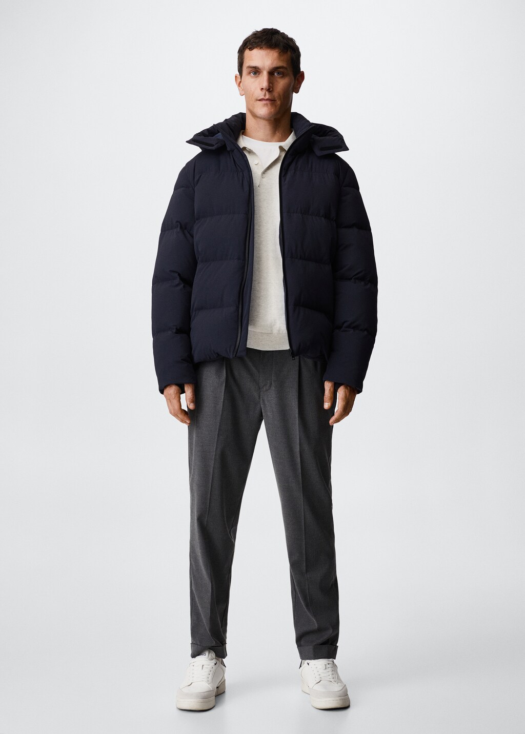 Mango feather down coat store
