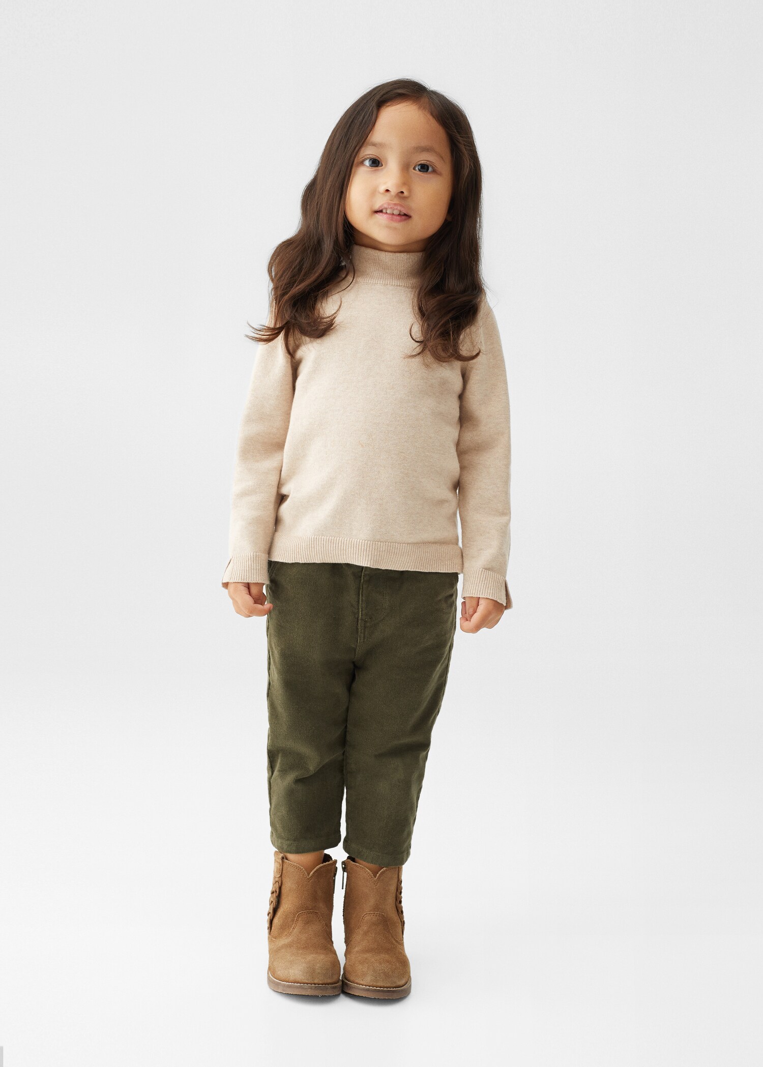 Pantalon droit velours milleraies - Plan général