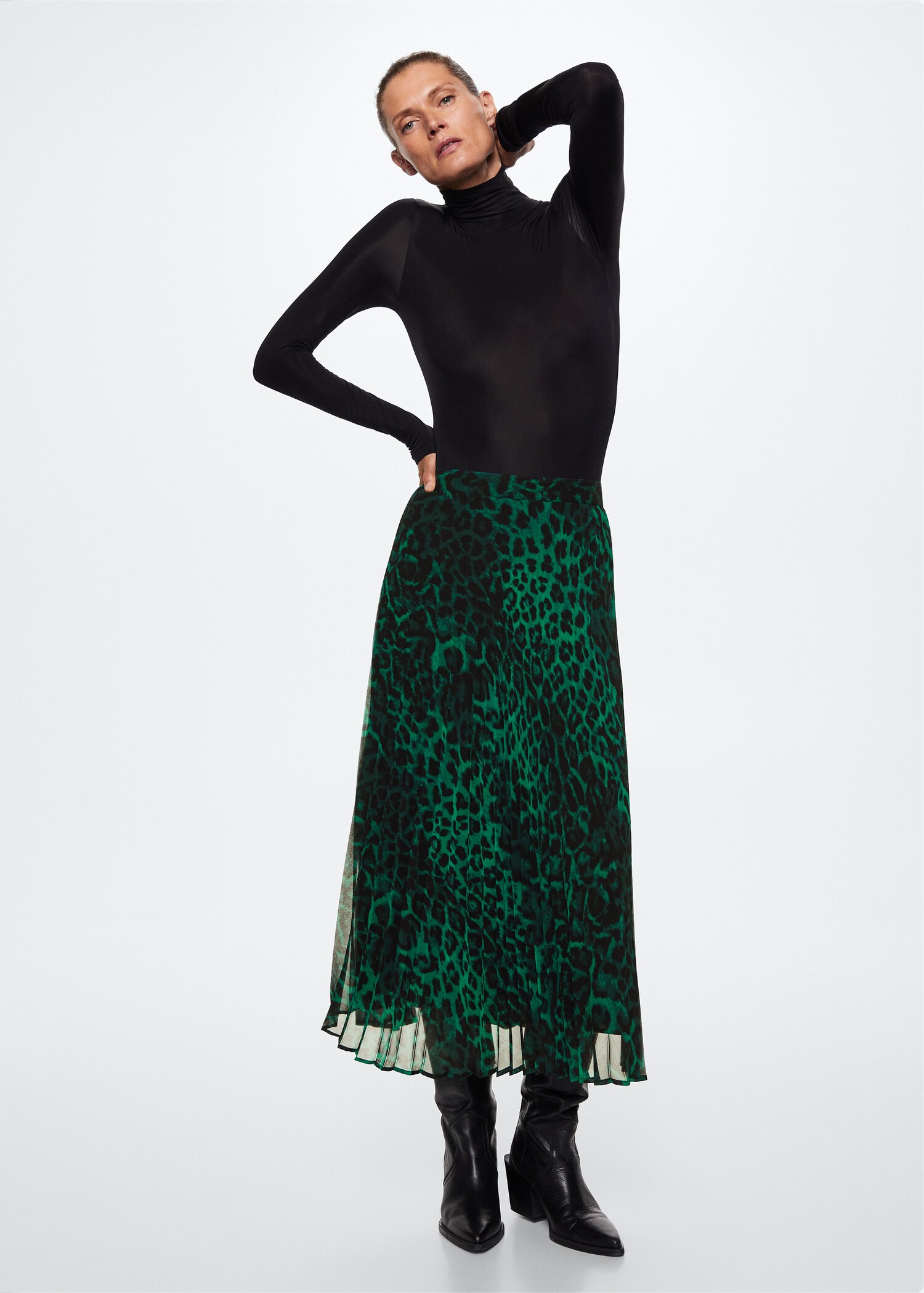 Rock mit Animal Print - Damen | MANGO OUTLET Liechtenstein