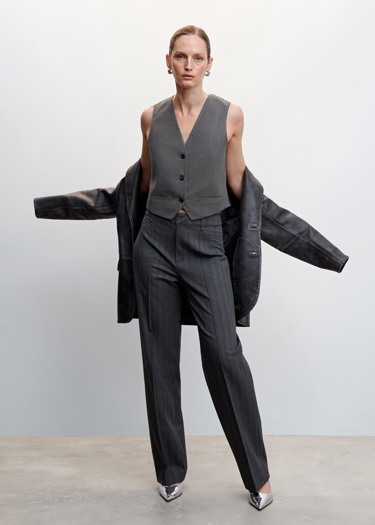 Suit vest with buttons - General plane