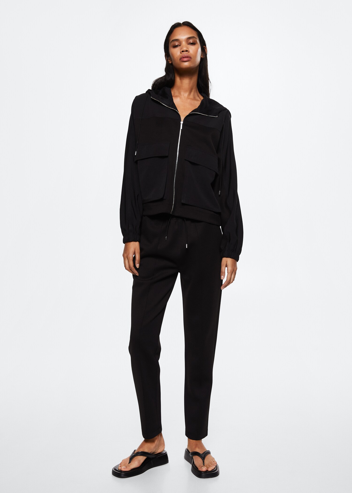 Sweat-shirt oversize poches  - Plan général