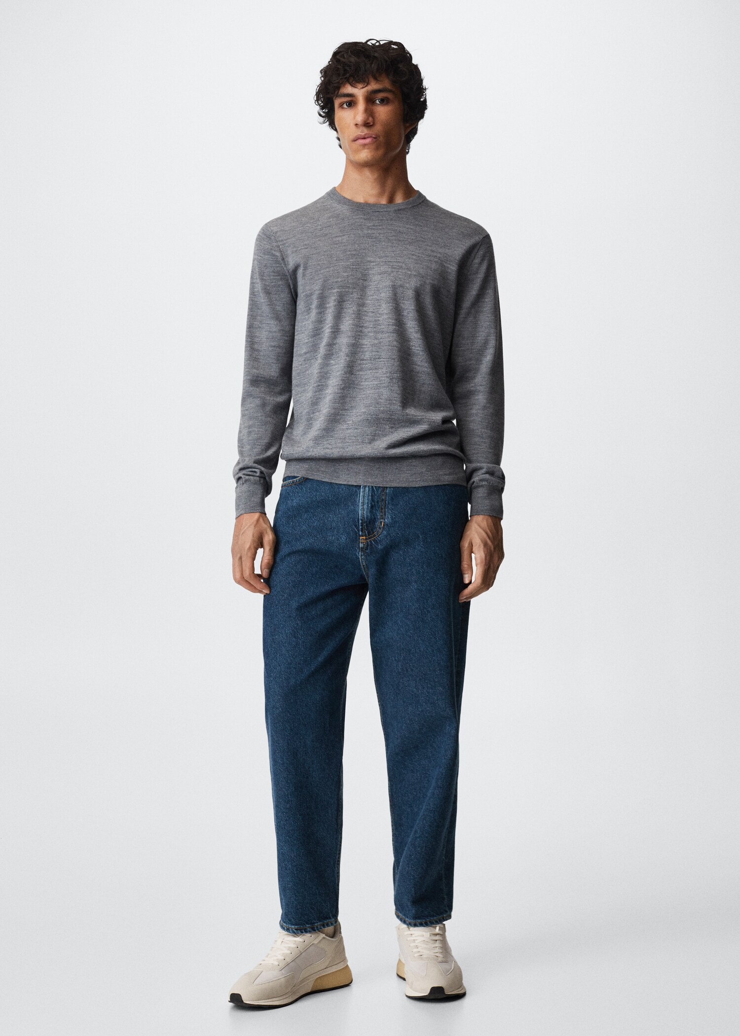 Tapered-Loose-Fit-Jeans in Cropped-Länge - Herren | MANGO OUTLET 