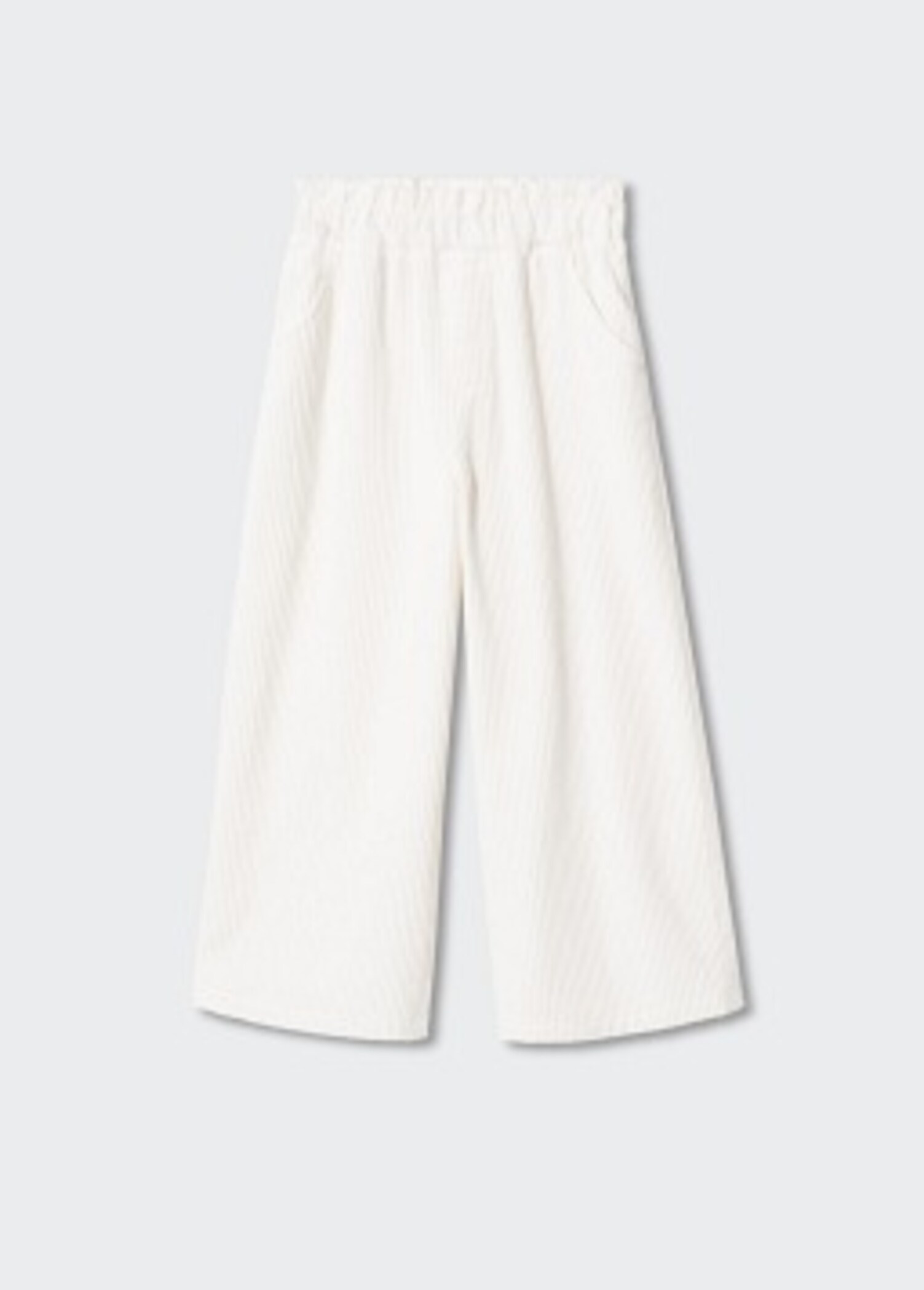 Corduroy culotte trousers - General plane