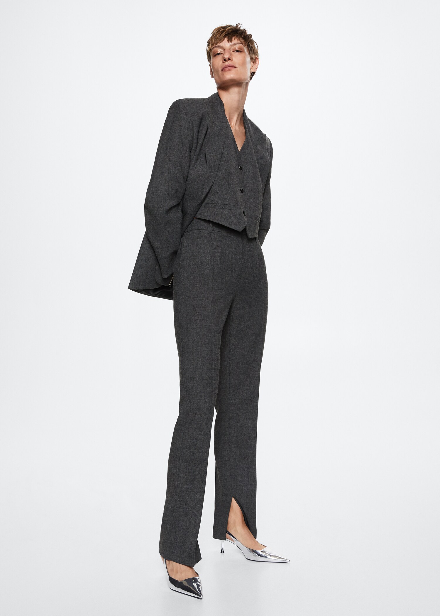 Wool suit trousers - General plane
