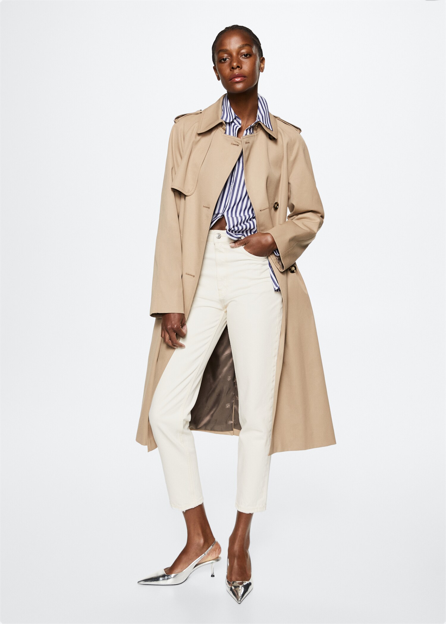 Mom high-waist jeans - General plane