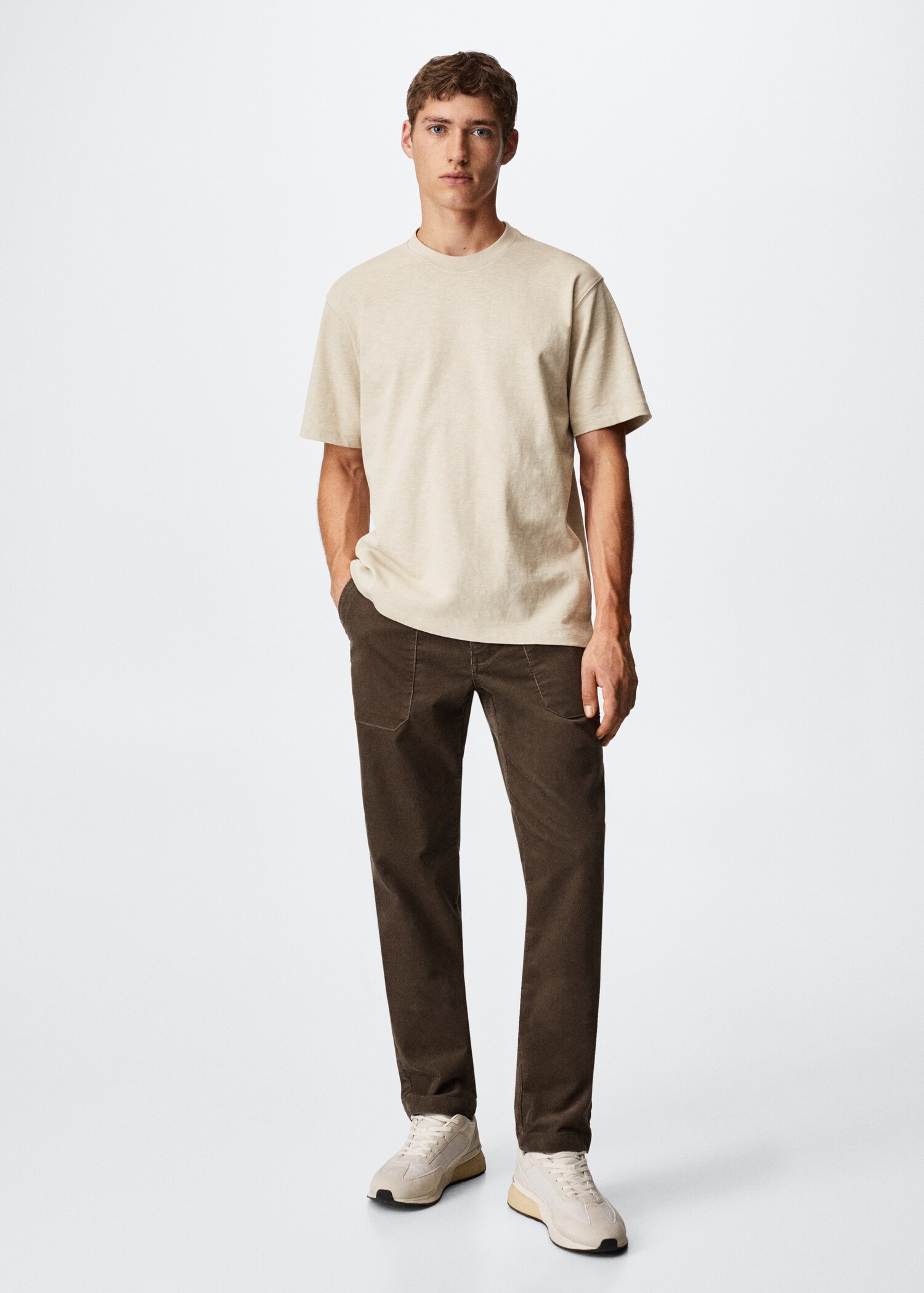 Worker corduroy trousers - General plane