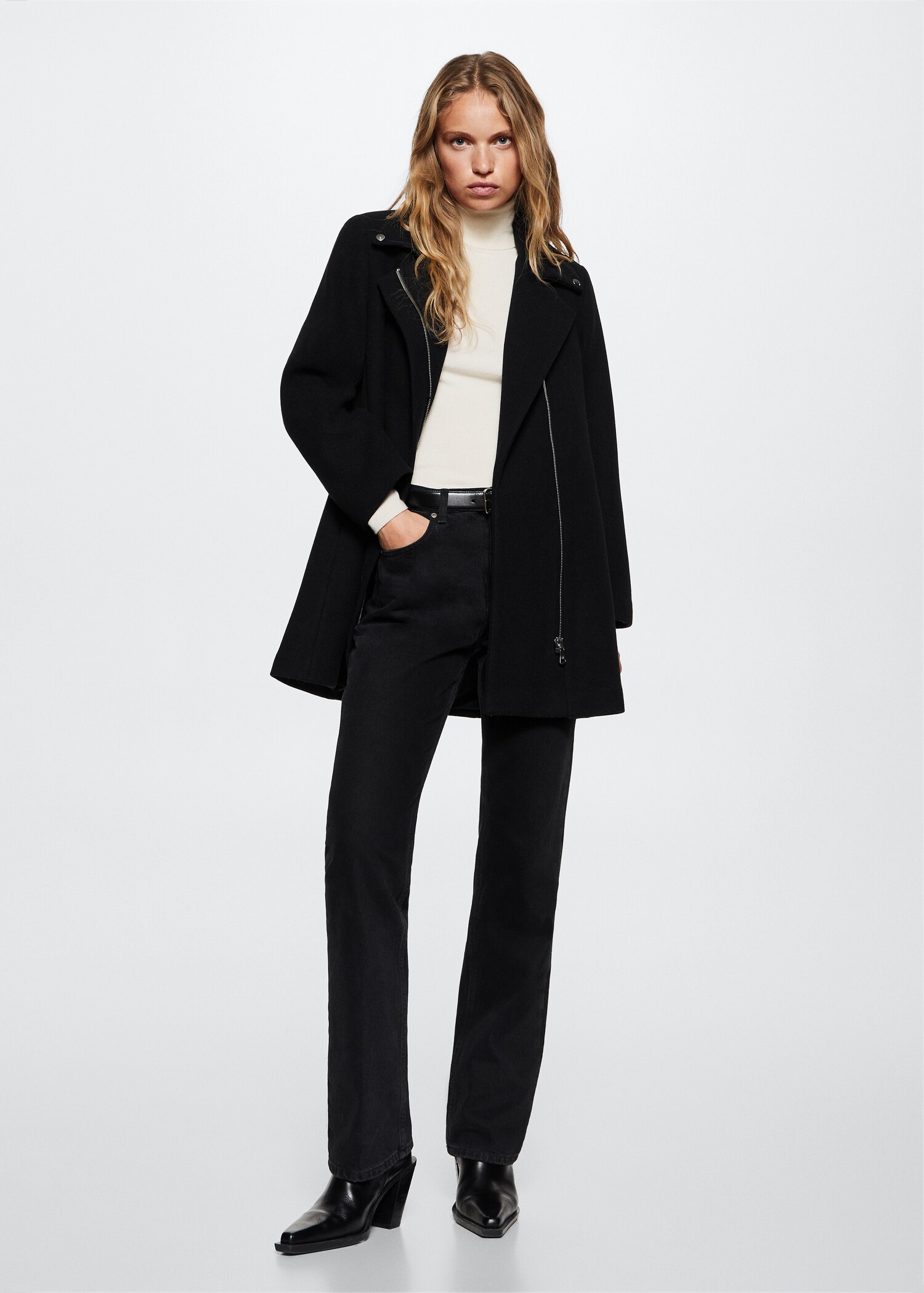 Cappotto biker lana - Piano generale