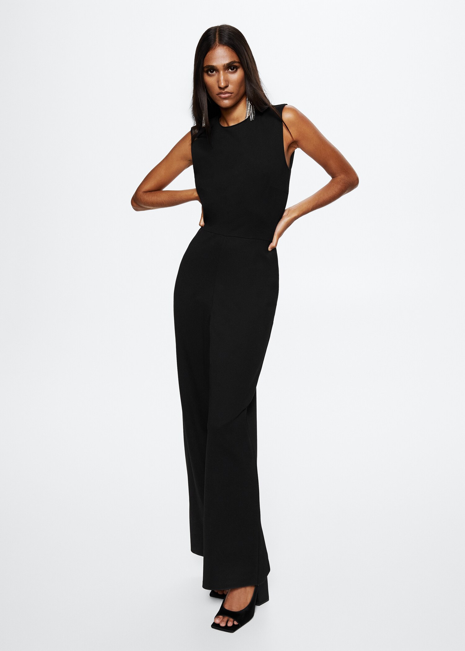 Flowy long jumpsuit - General plane