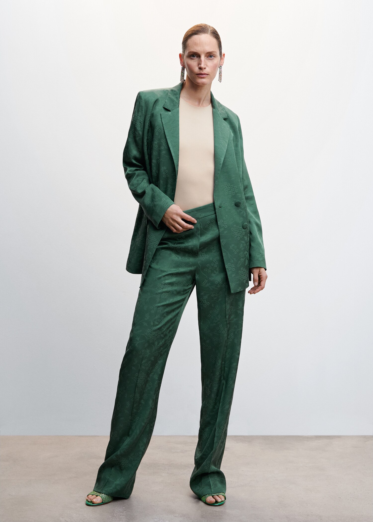 Pantalon de costume jacquard - Plan général