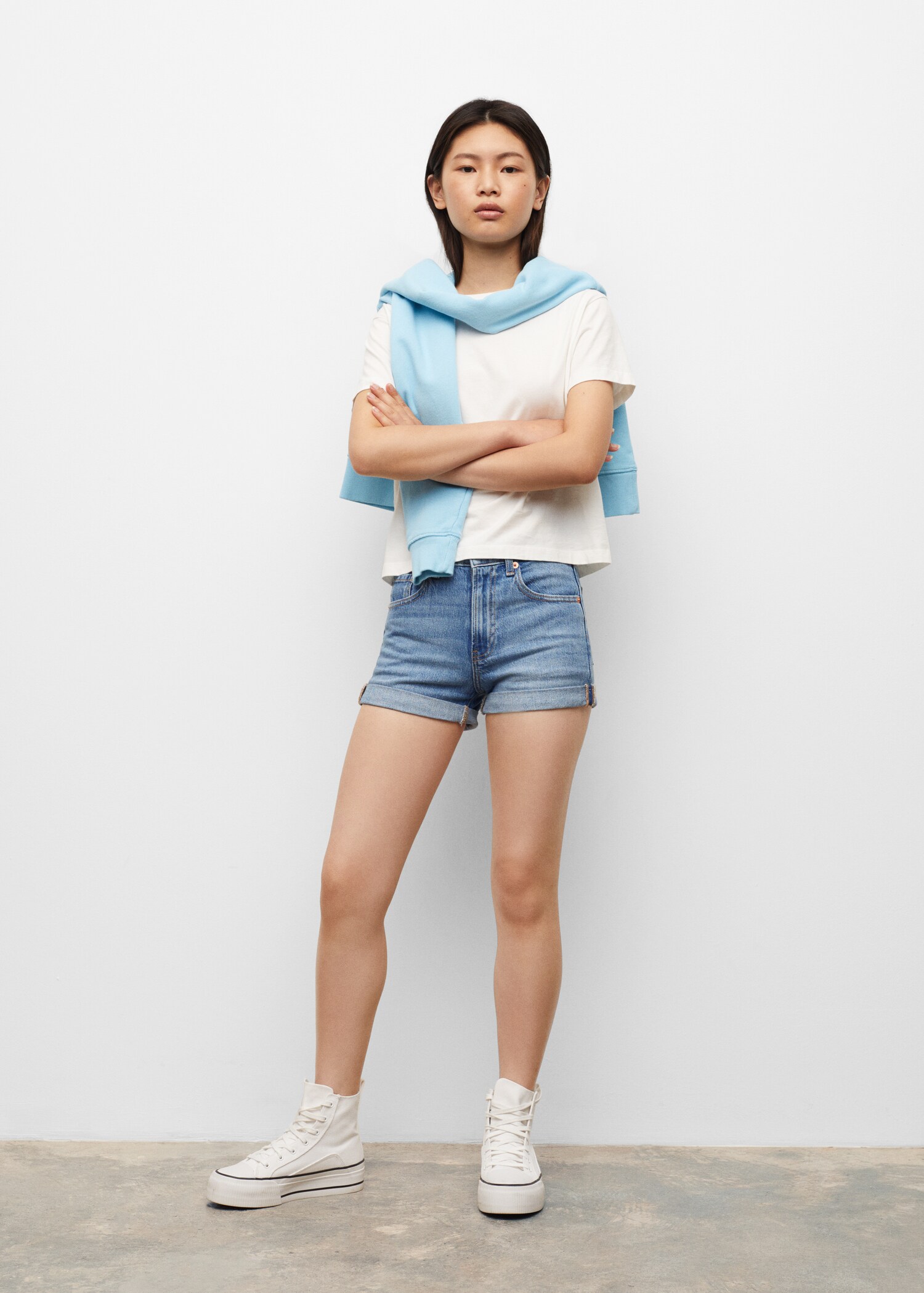 Denim shorts - General plane
