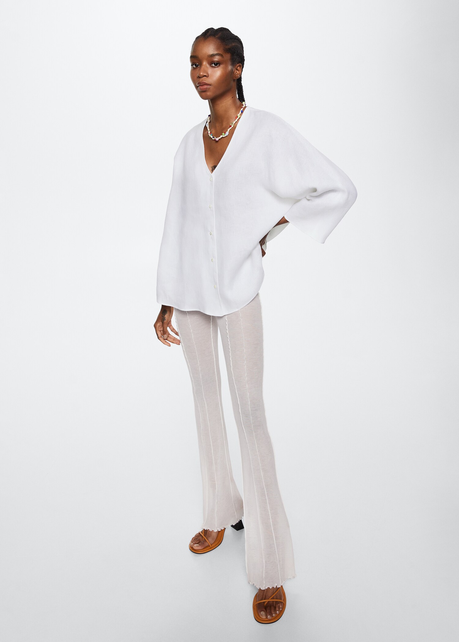 Blouse 100 % lin - Plan général