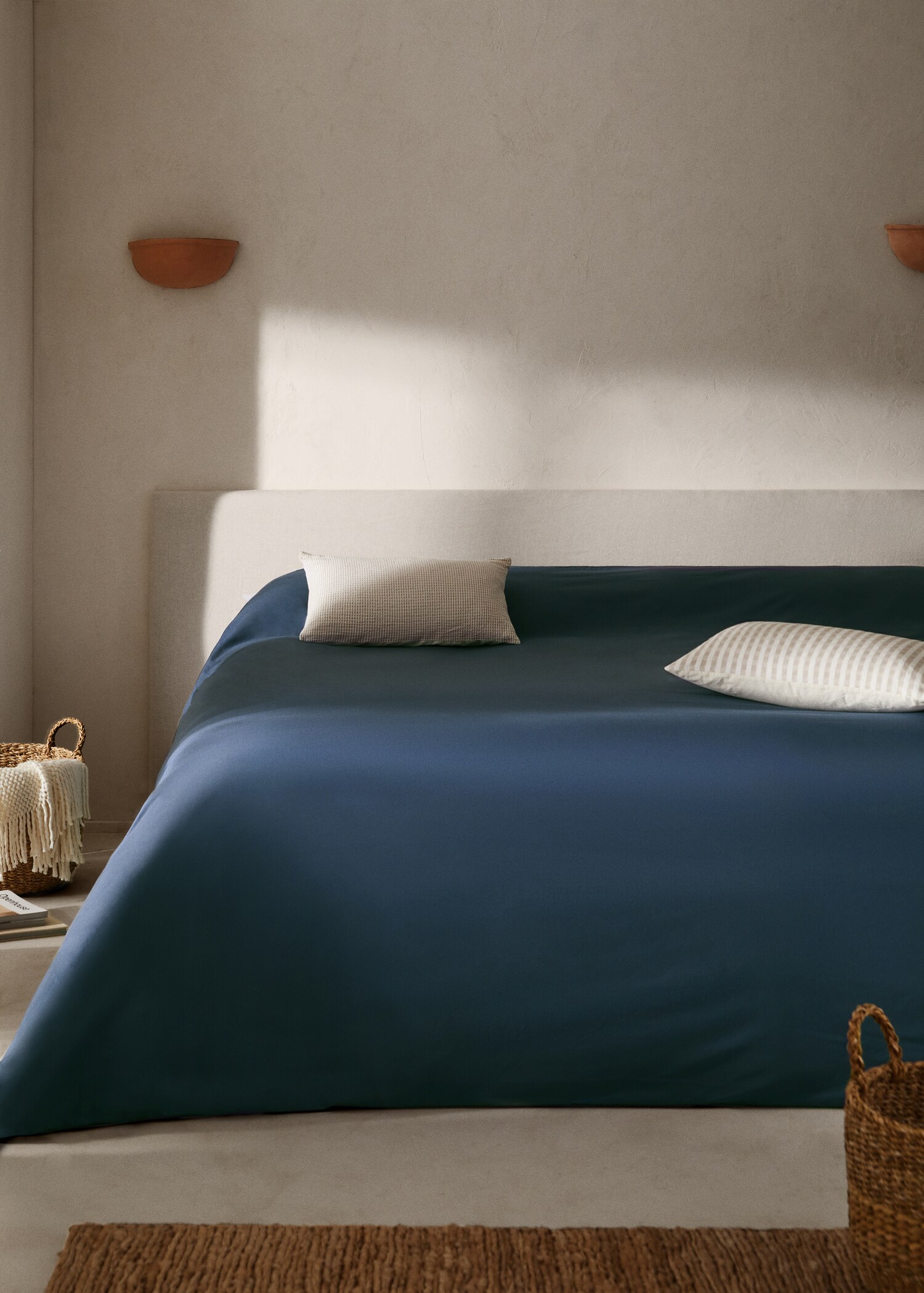 Funda nórdica algodón percal 180 hilos cama 90cm - Plano general