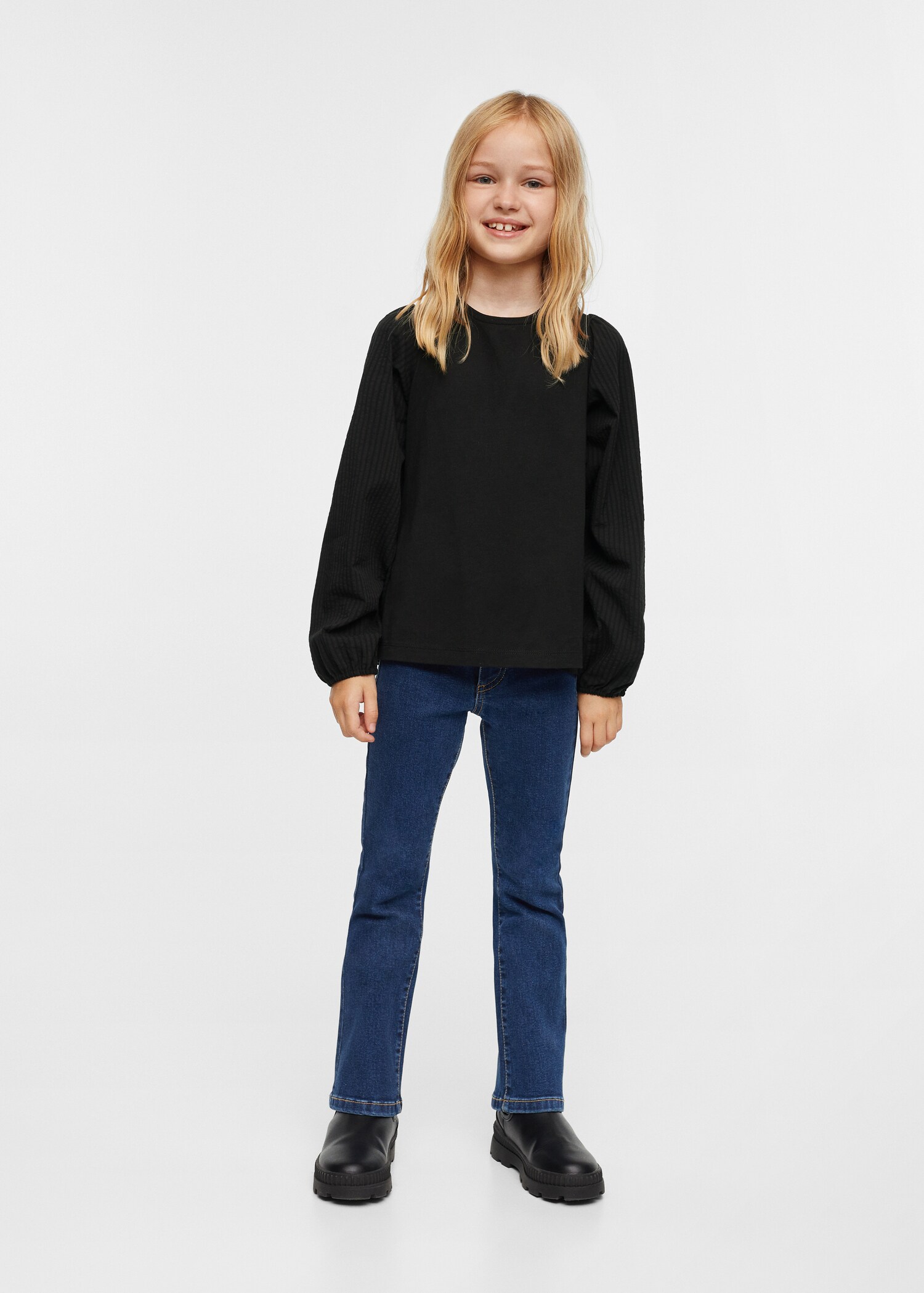Puffed sleeves T-shirt - General plane