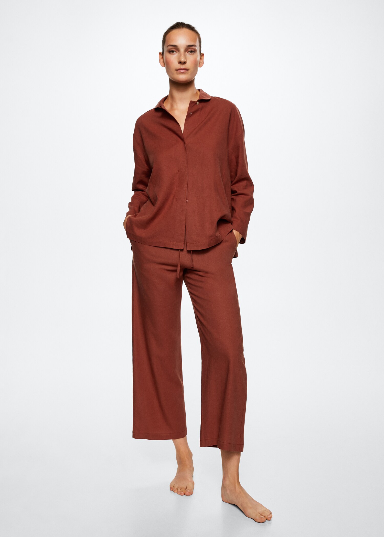 Linen pajama pants - General plane