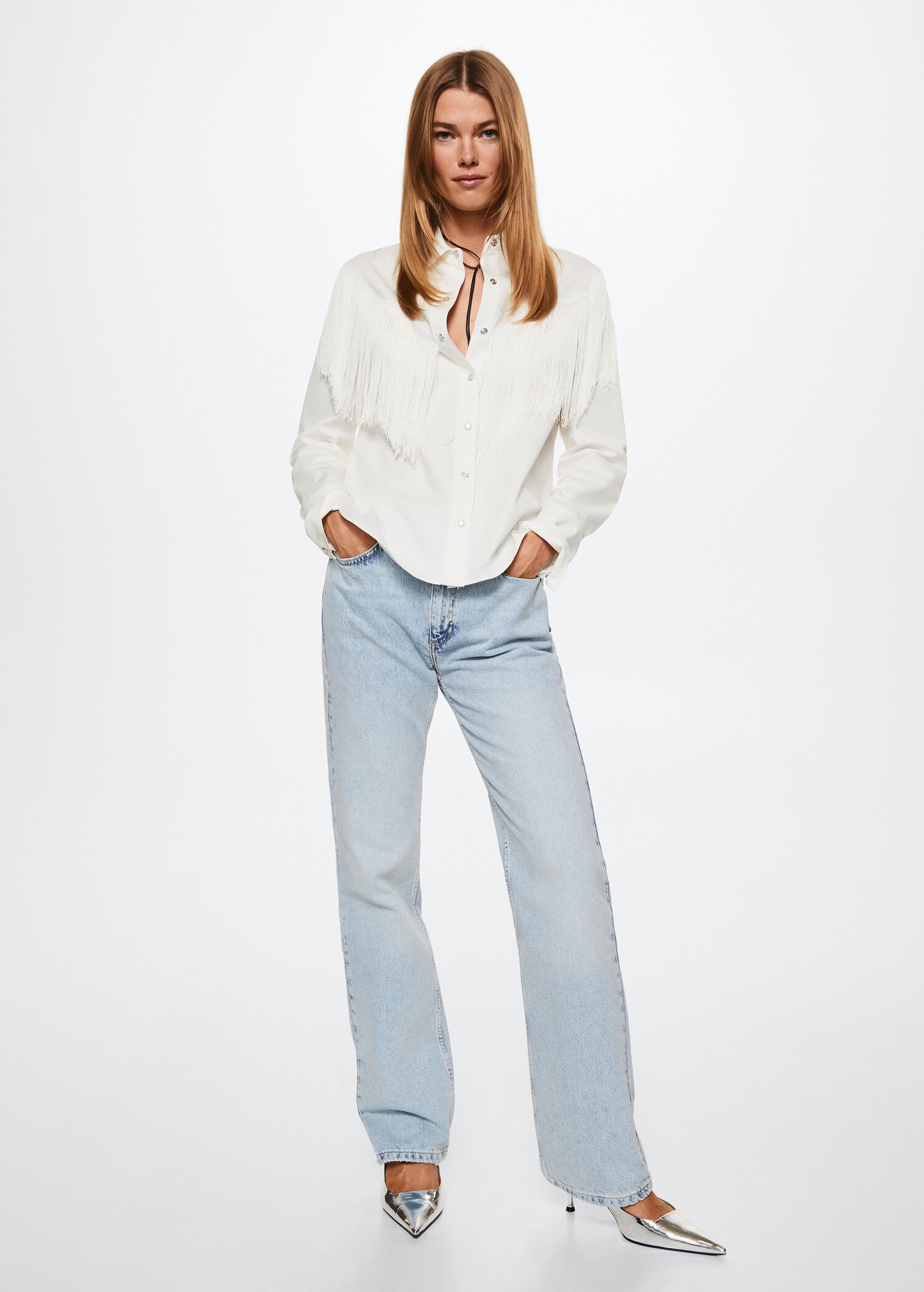 Chemise détails franges - Plan général