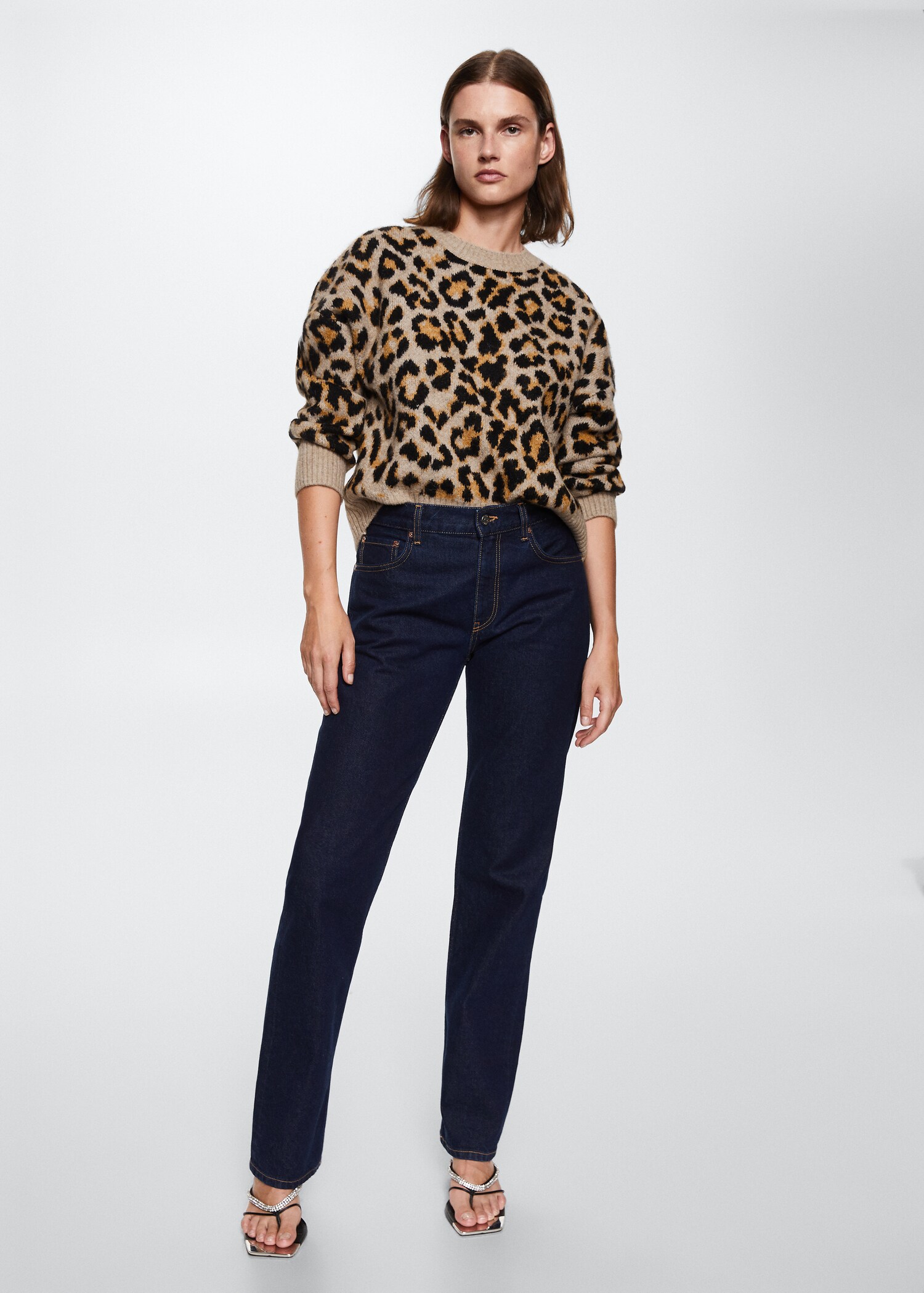 Animal print sweater - General plane