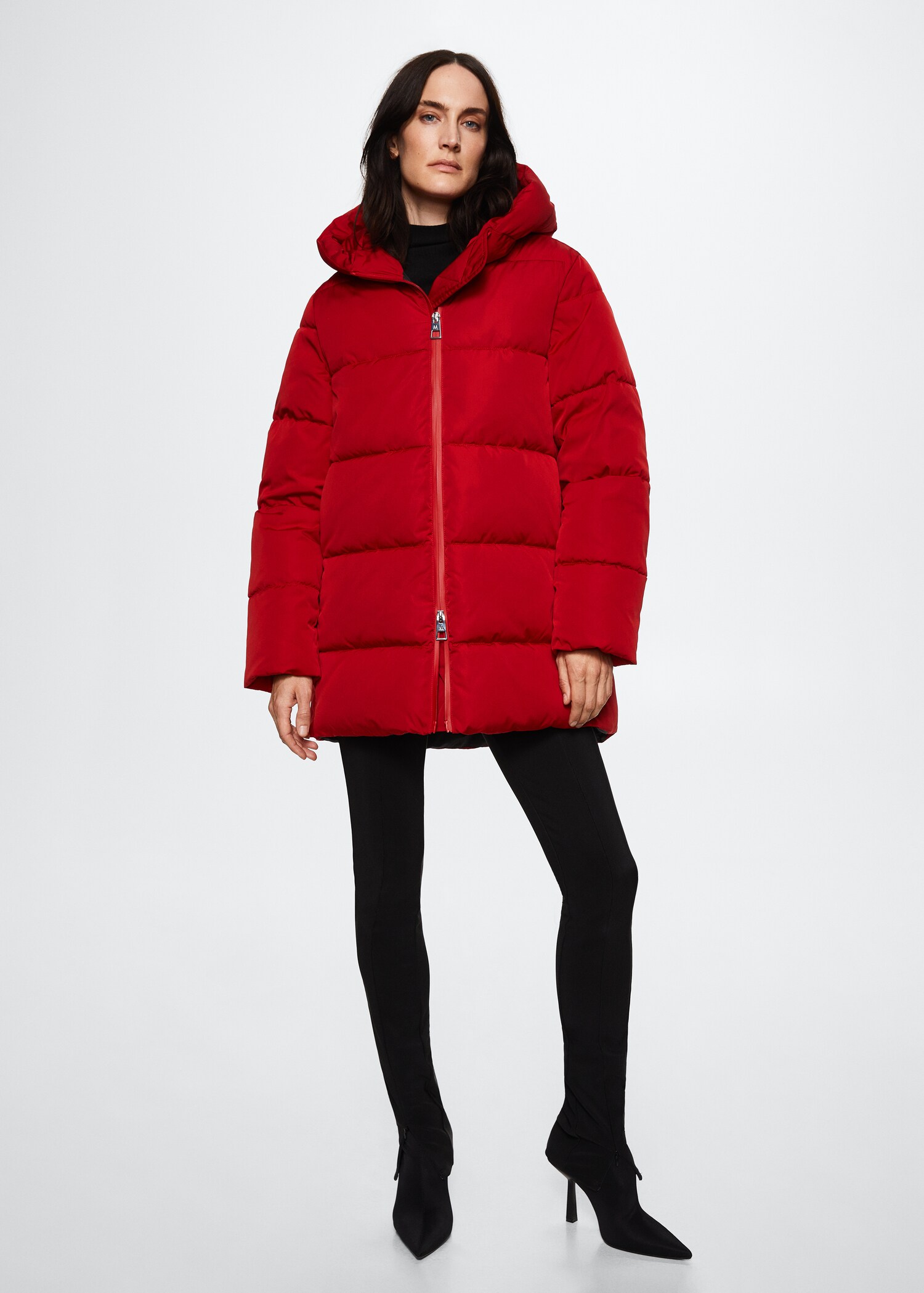Anorak acolchado capucha - Plano general