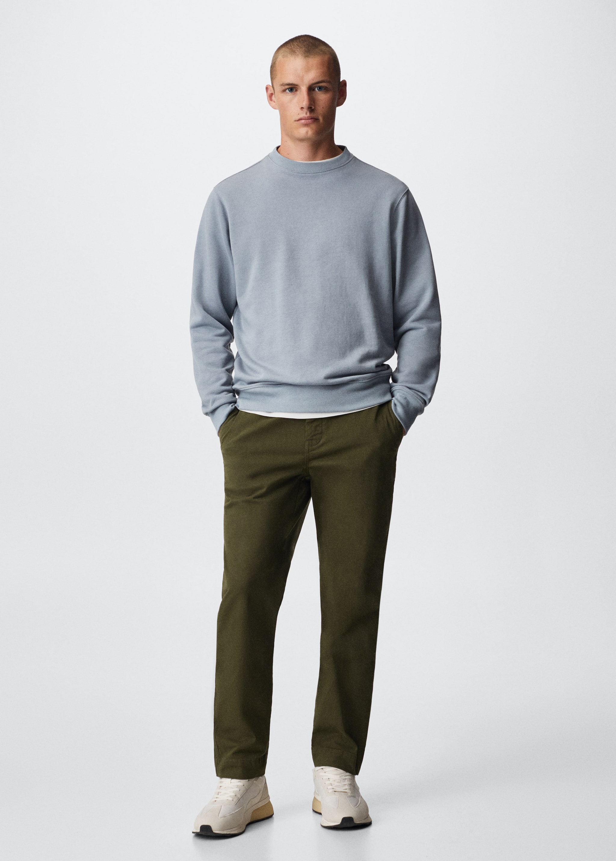 Regular-fit chino trousers - General plane