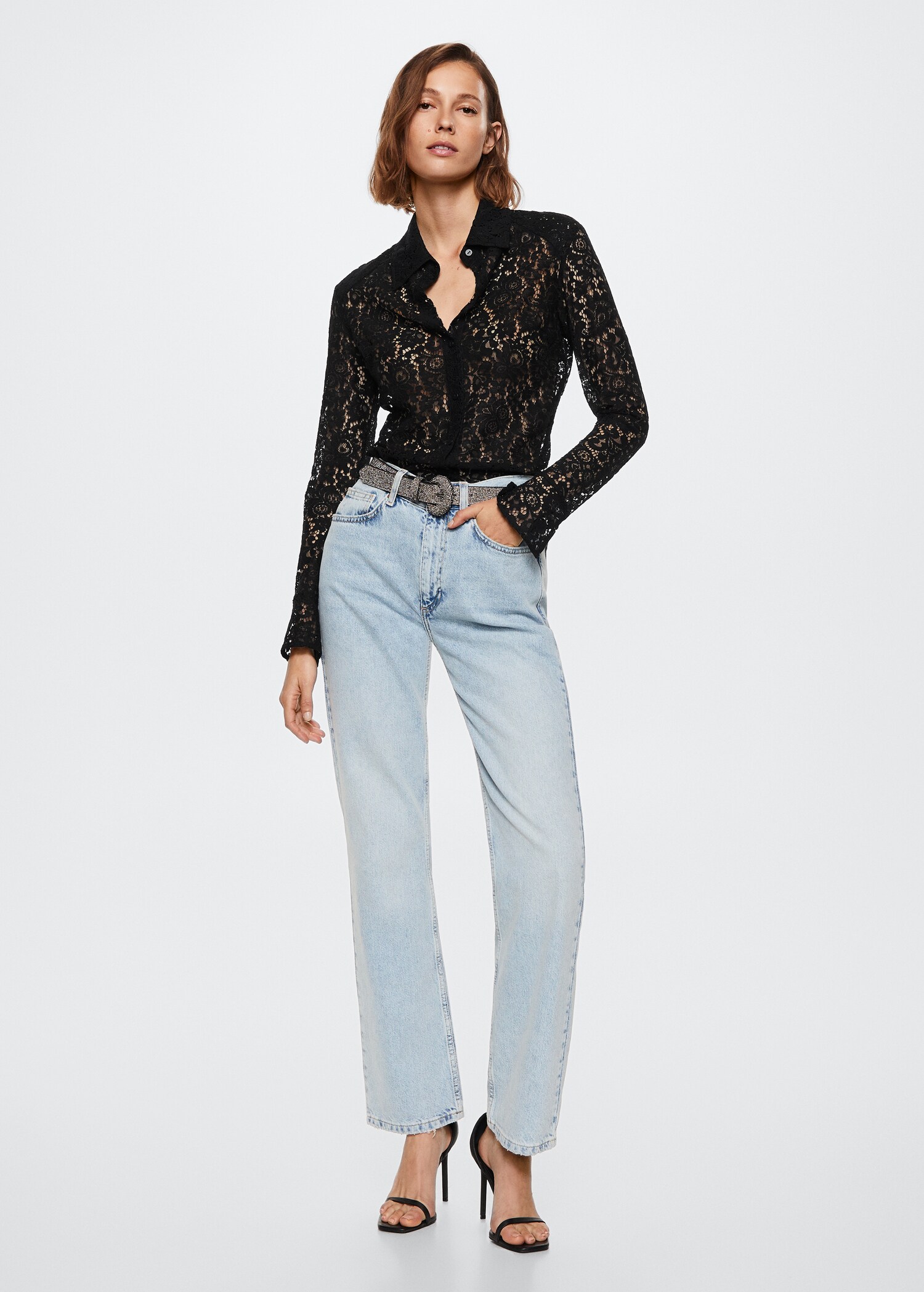 Guipure-Bluse - Allgemeine Ansicht