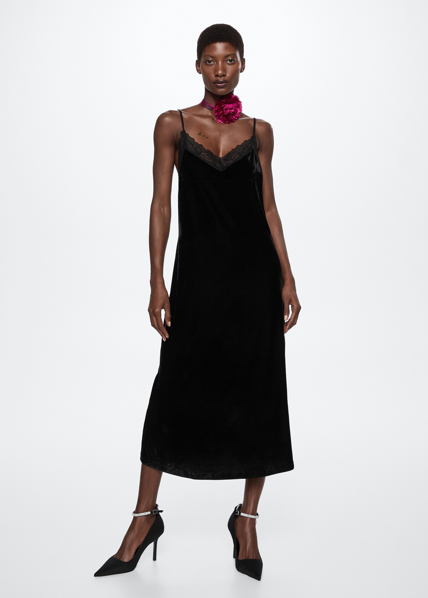 Lace camisole dress - General plane