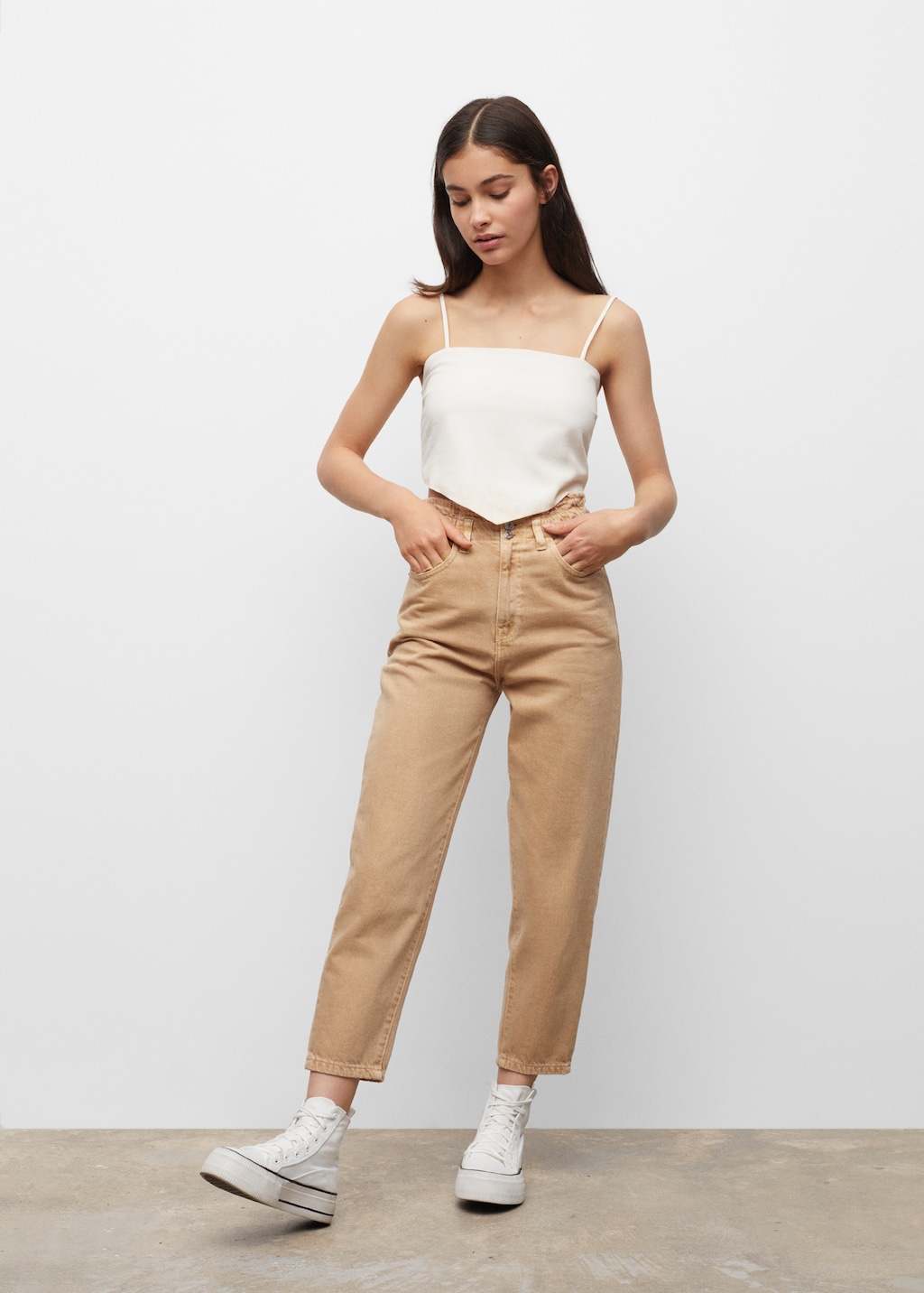 Paperbag jean outlet