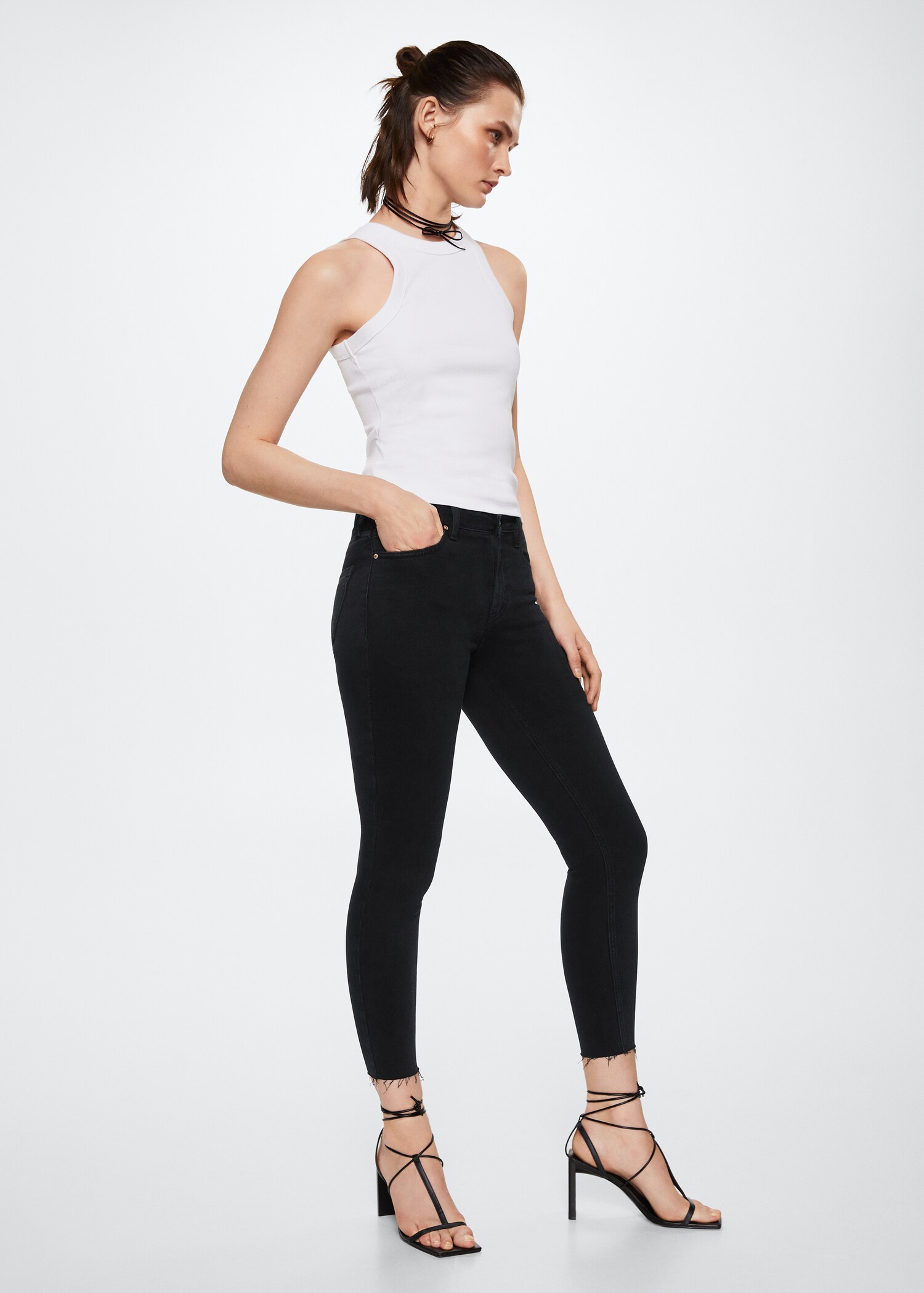 Jeans skinny crop - Plan général